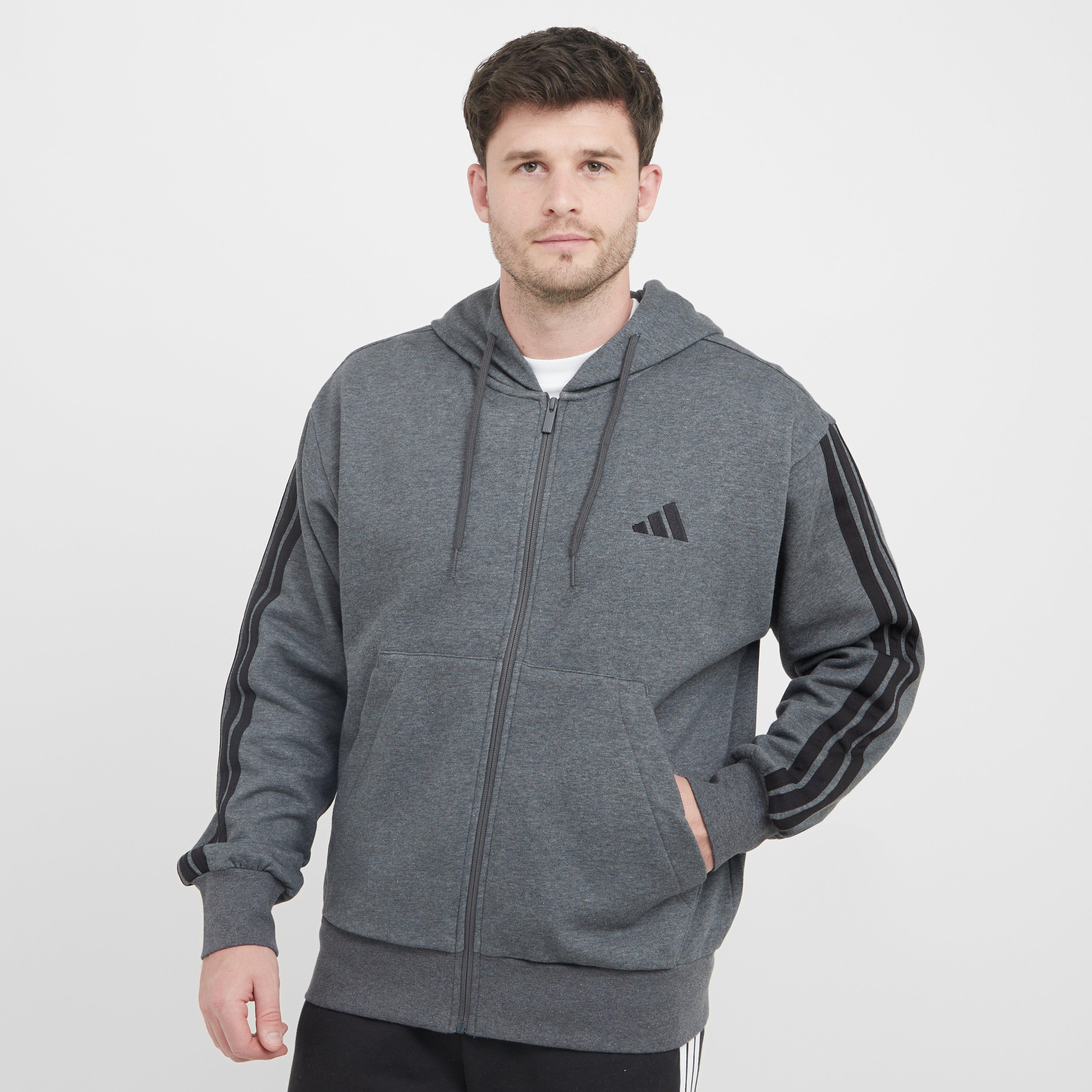 Men’s Essentials 3-Stripes Fleece Hoodie