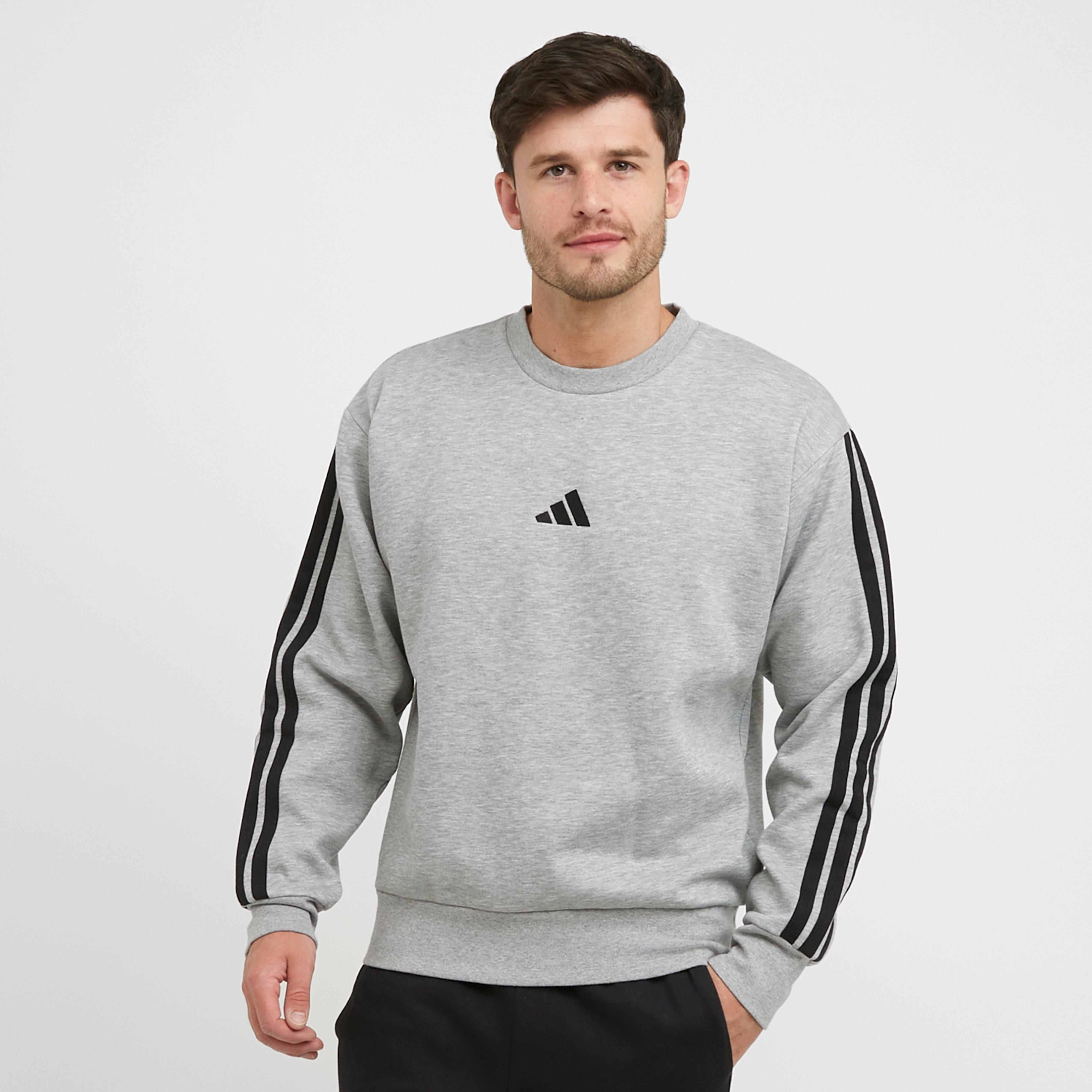 Men’s Essentials 3-Stripes Fleece Sweatshirt