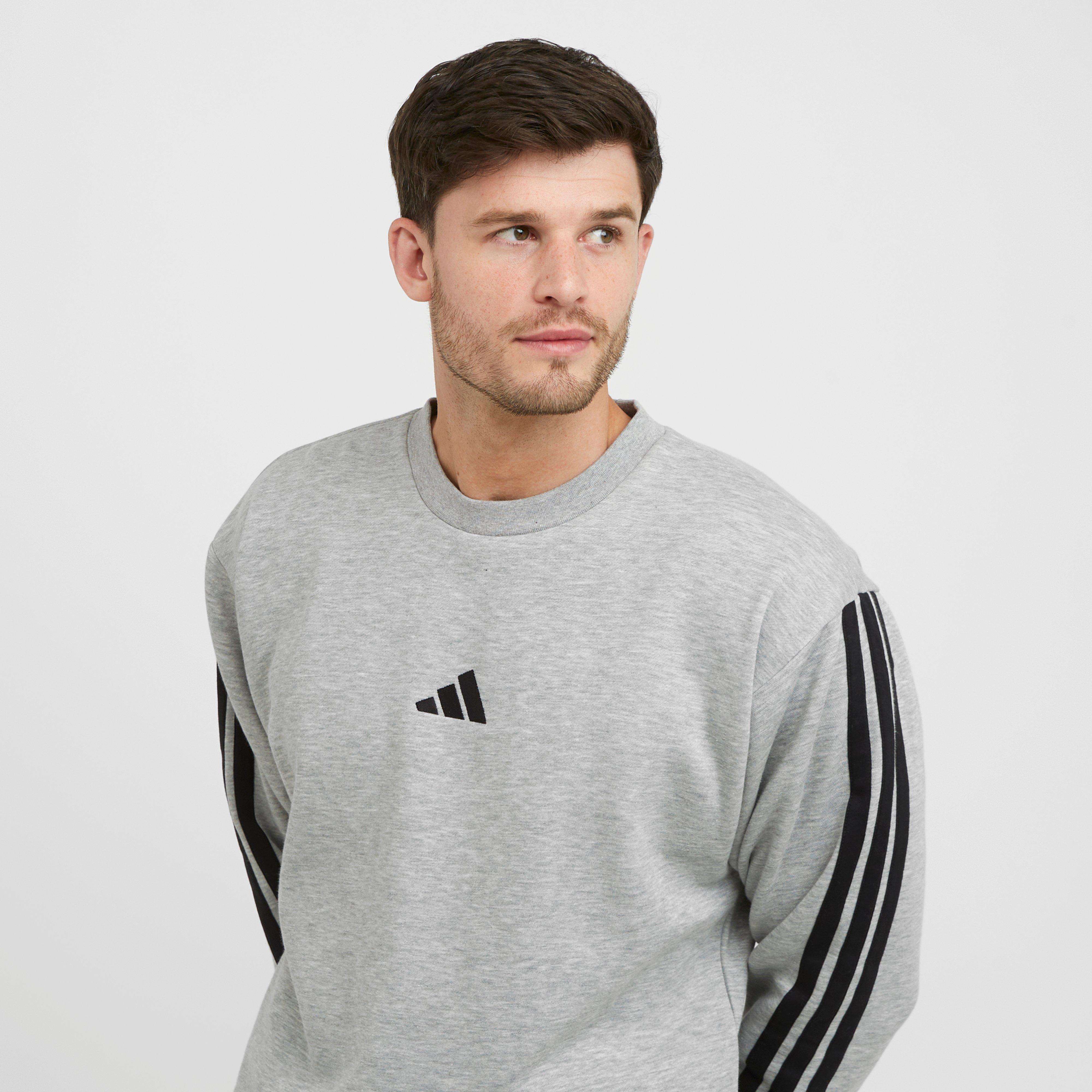 Men’s Essentials 3-Stripes Fleece Sweatshirt