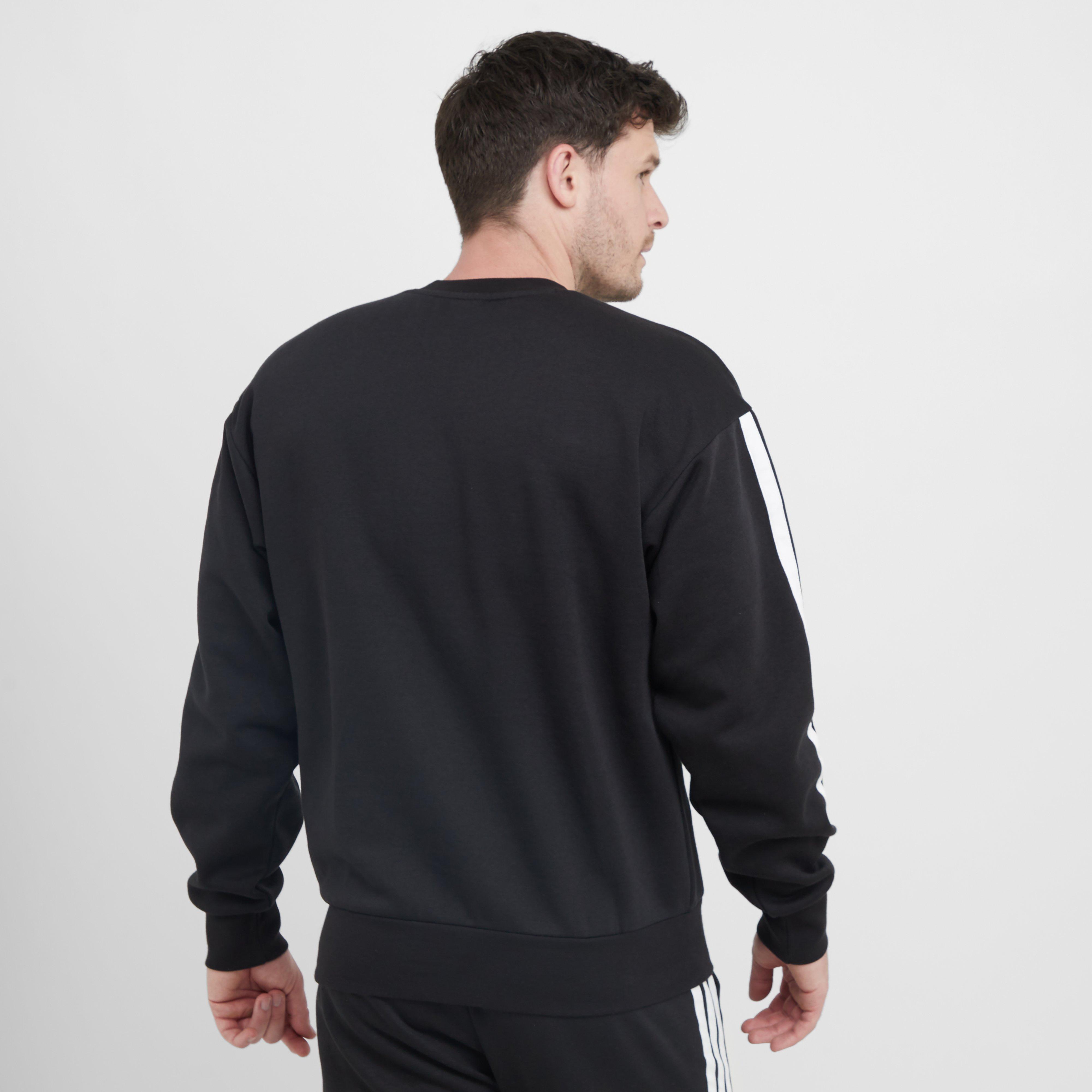 Men’s Essentials 3-Stripes Fleece Sweatshirt