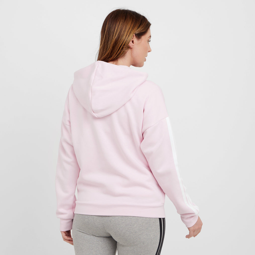 Women's Essentials 3-Stripes Full-Zip Fleece Hoodie