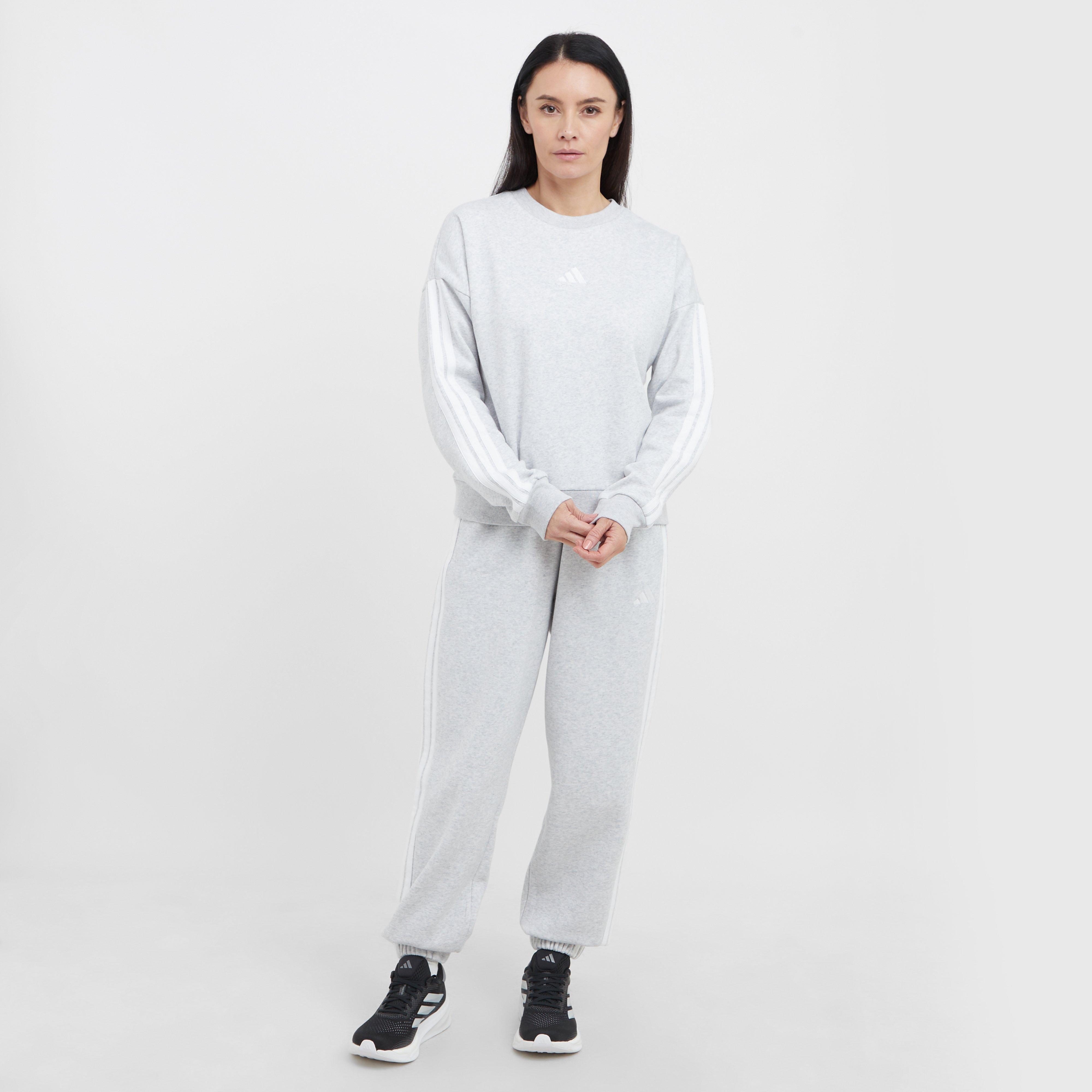 Women's Essentials 3-Stripe Fleece Sweatshirt