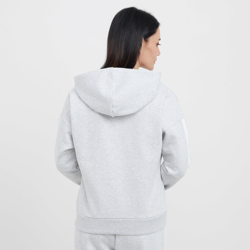 Women's Essentials 3-Stripes Full-Zip Fleece Hoodie