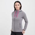 Women's Full Zip Hooded Stretch Fleece