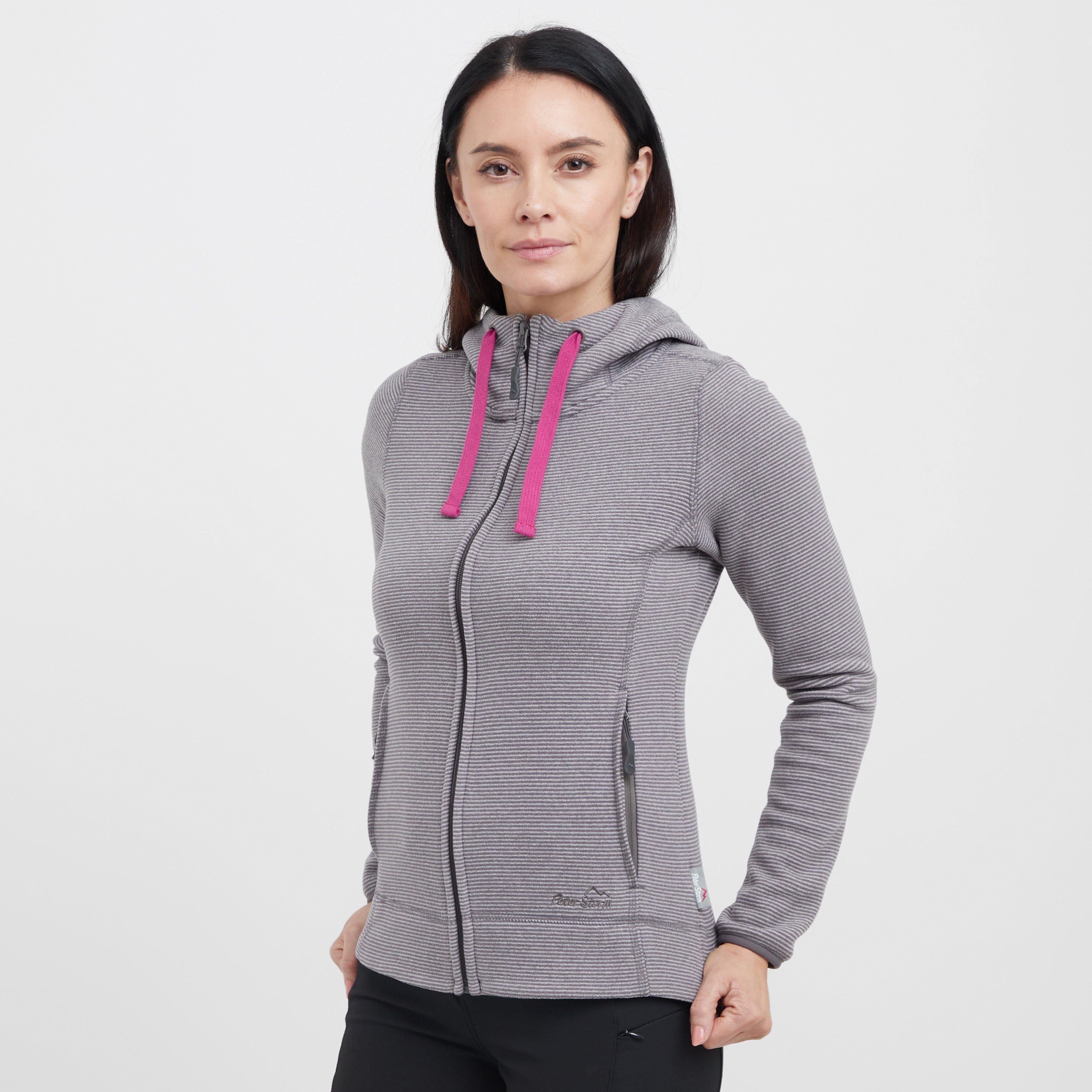 Women's Full Zip Hooded Stretch Fleece