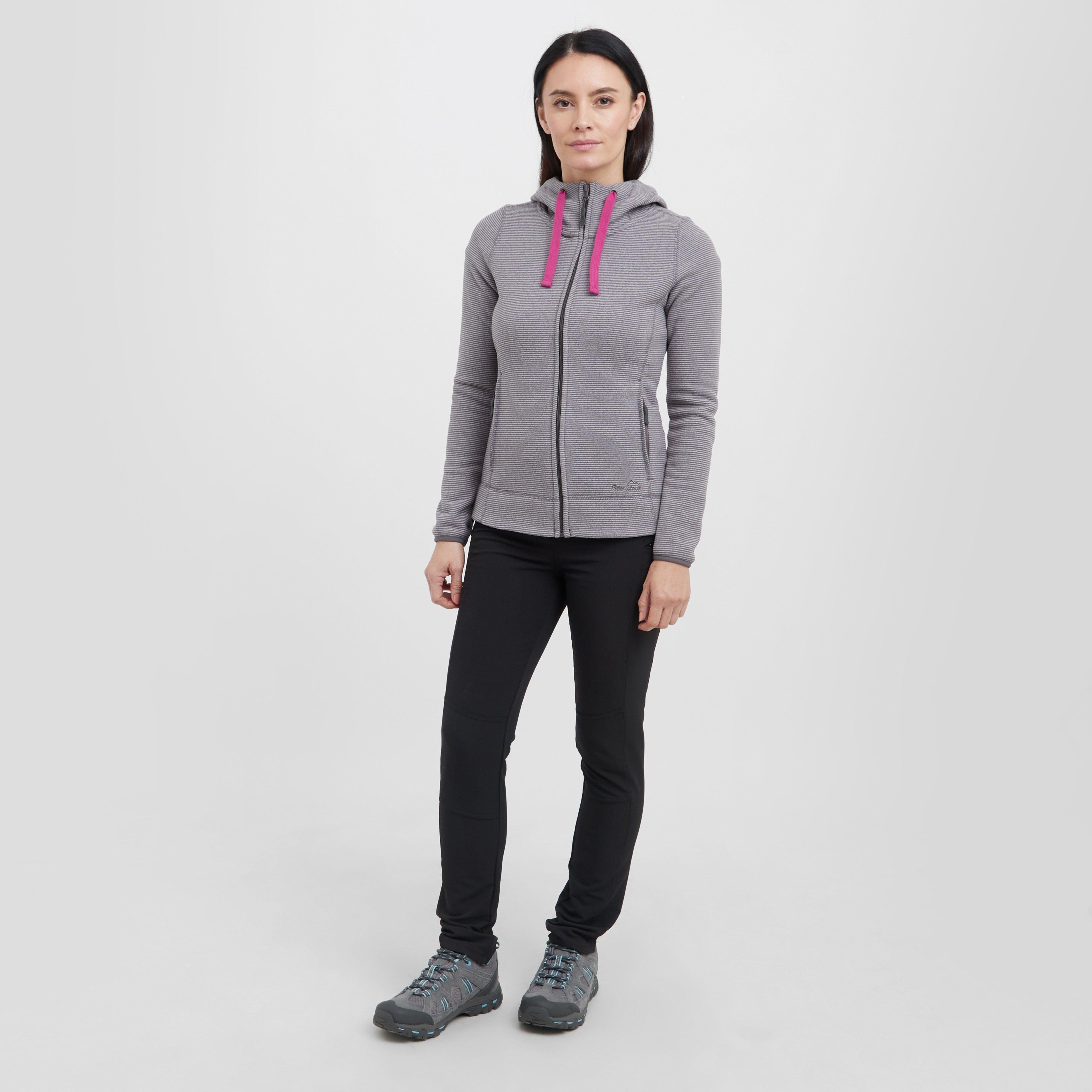 Women's Full Zip Hooded Stretch Fleece