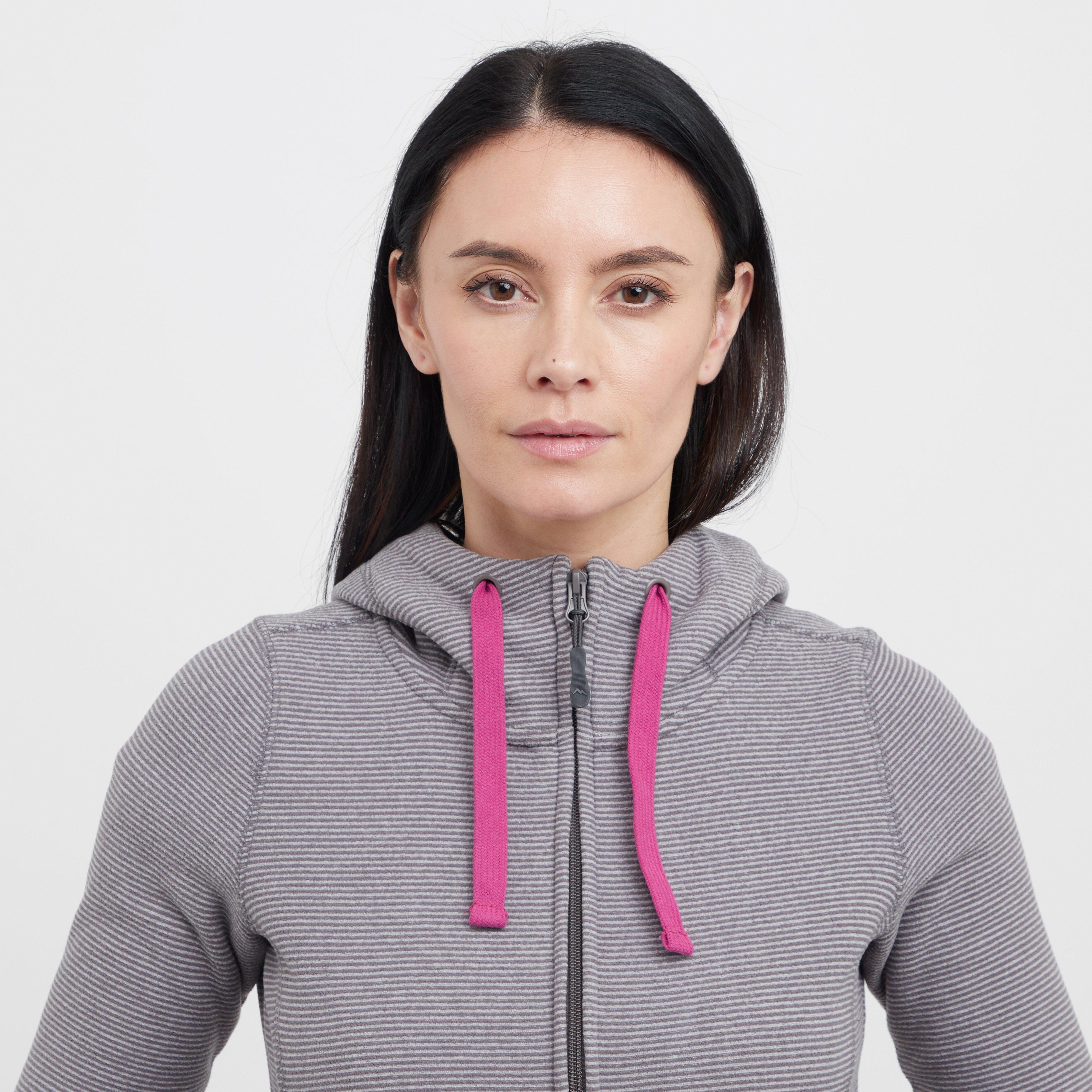 Women's Full Zip Hooded Stretch Fleece