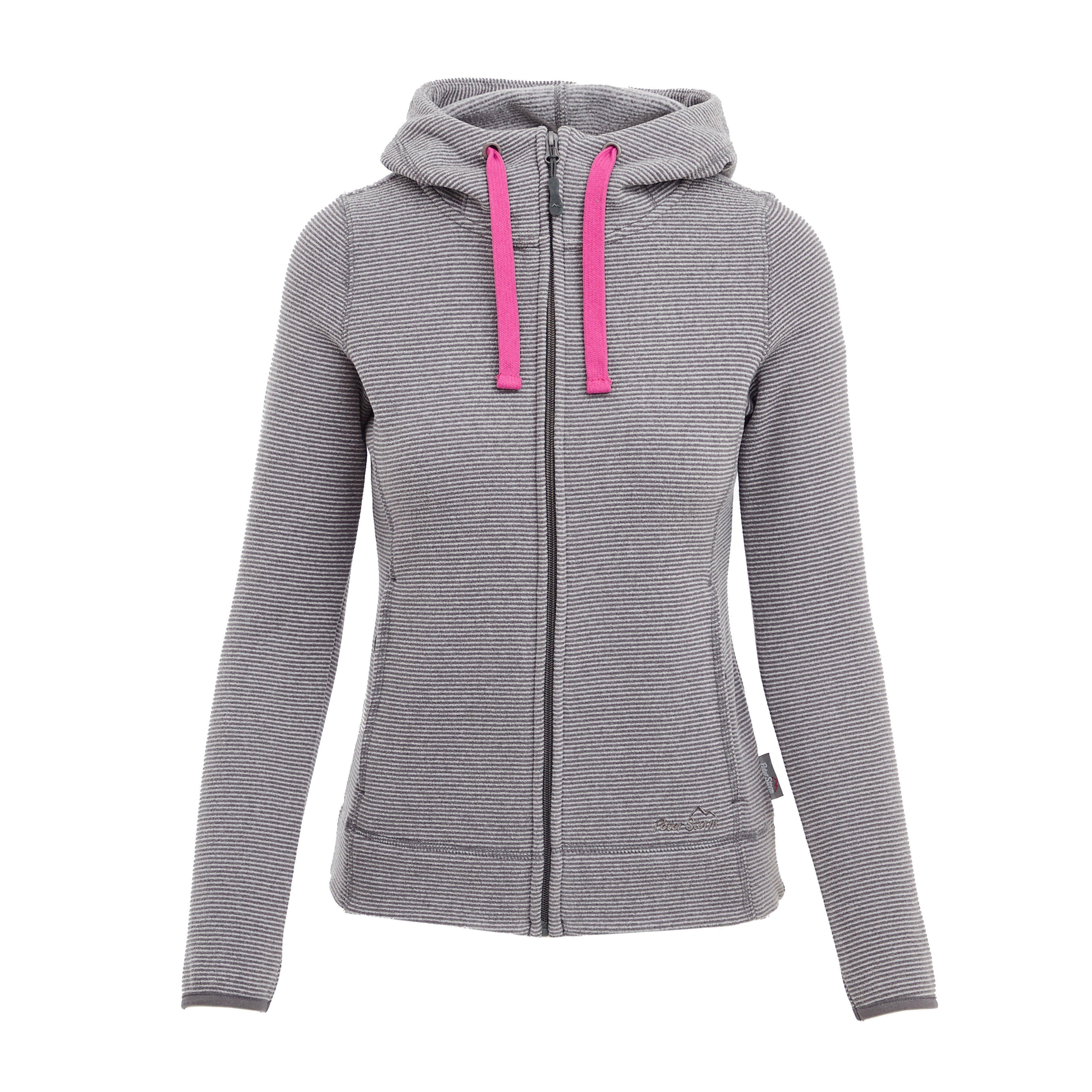 Women's Full Zip Hooded Stretch Fleece