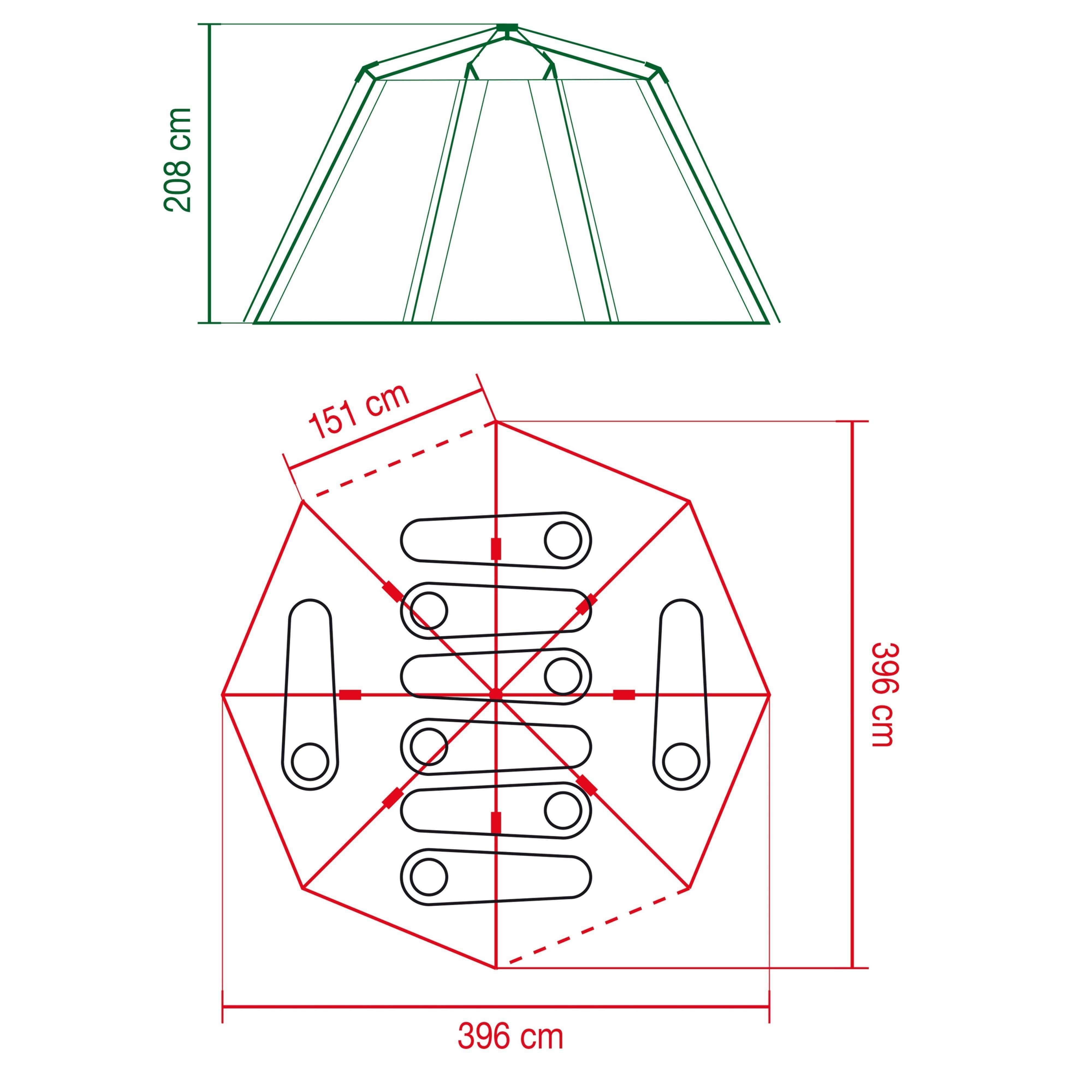 Refurbished Octagon Blackout Tent