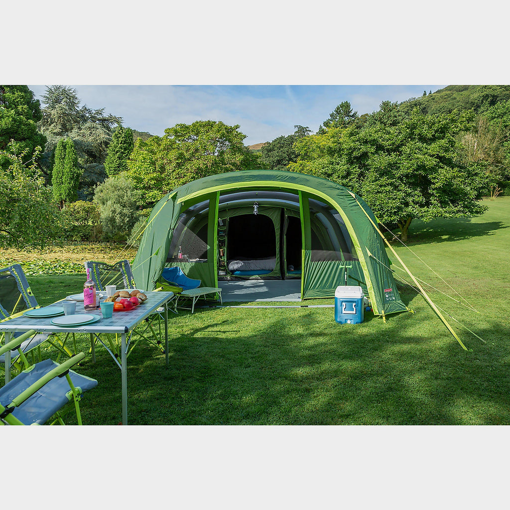 coleman valdes 6l air tent Green Coleman Refurbished Valdes Deluxe 6 XL Air BlackOut Bedroom Family  Tent – Blacks