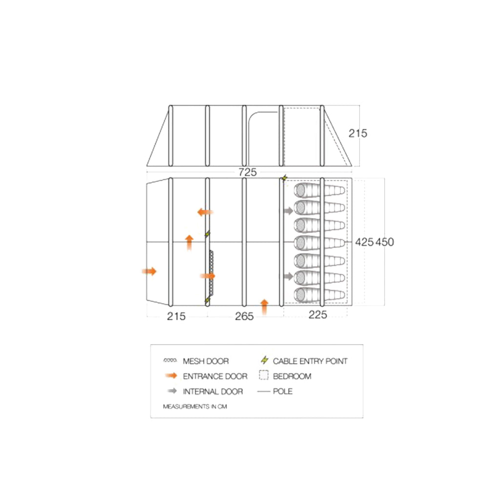 Refurbished Casa Air Lux Family Air Tent