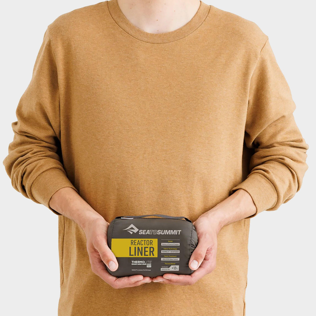 Sea to Summit Reactor Sleeping Bag Liner with Drawcord Mummy