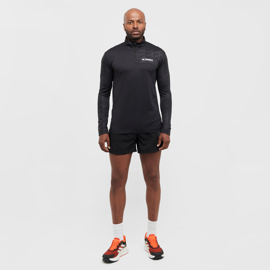Men's Multi Half-Zip Long Sleeve Top