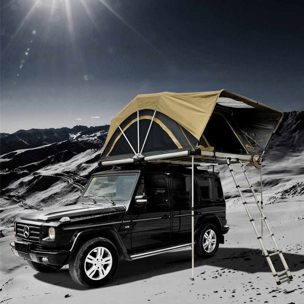 Brown WILDLAND Refurbished Wild Cruiser 250 Roof Top Tent – Blacks