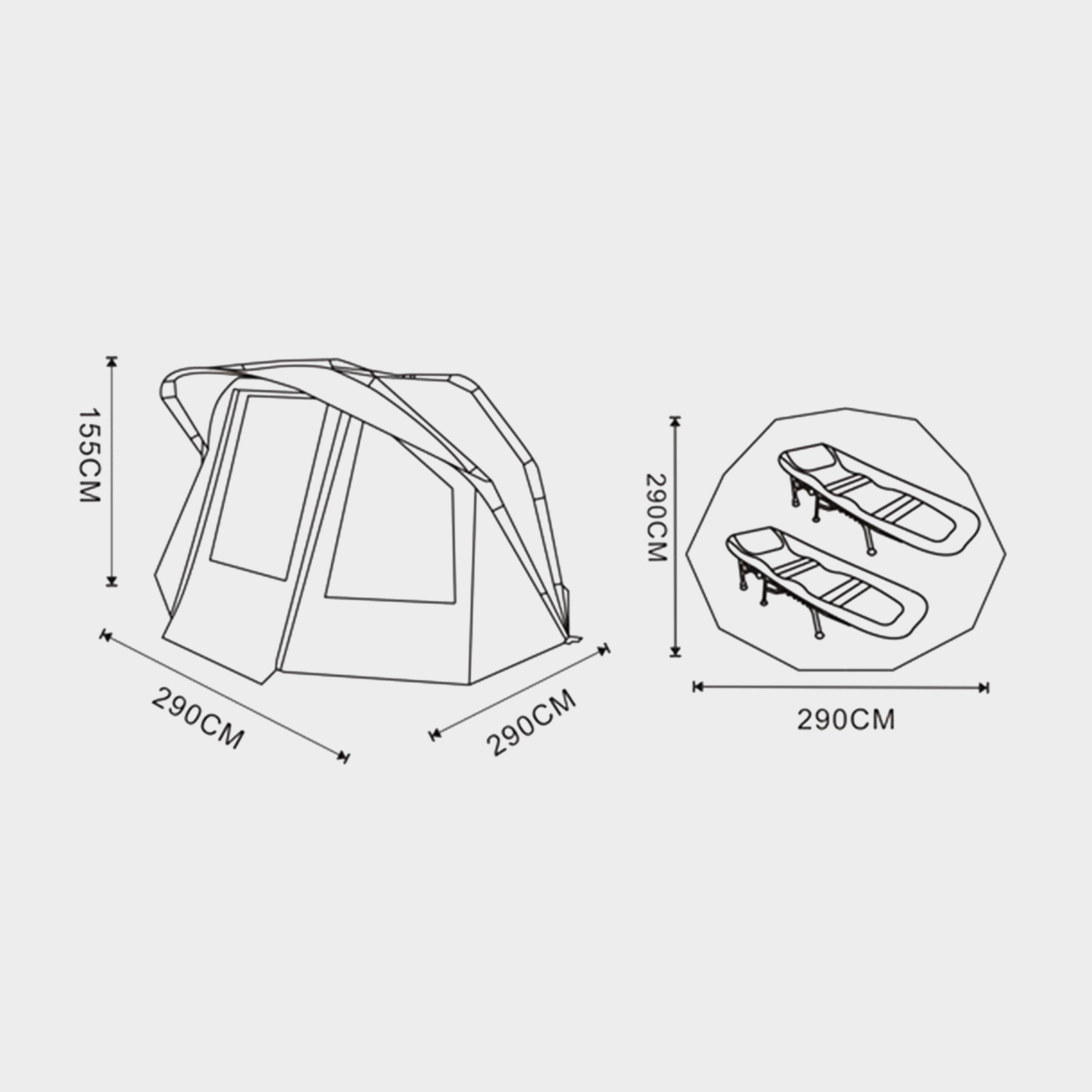 Refurbished Fragment 2 Man Bivvy