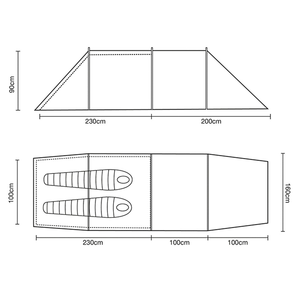 Refurbished Hoolie 2 2 Person Tent