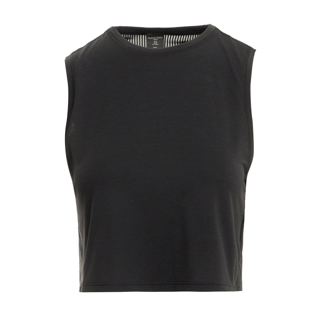 Women’s Breathe Easy Crop Muscle Vest