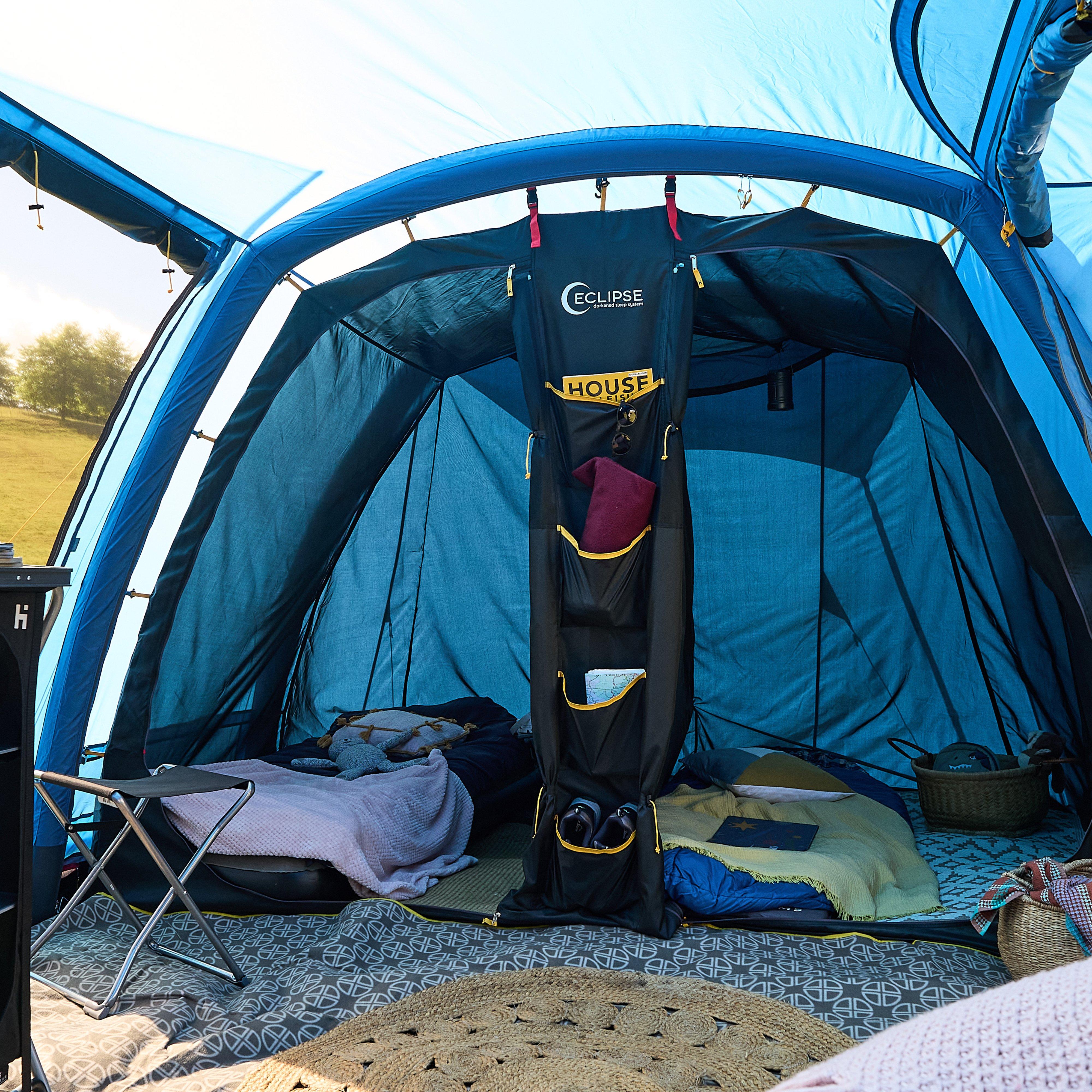 Blue Hi-Gear Zenobia 8 Air Eclipse Tent – Blacks