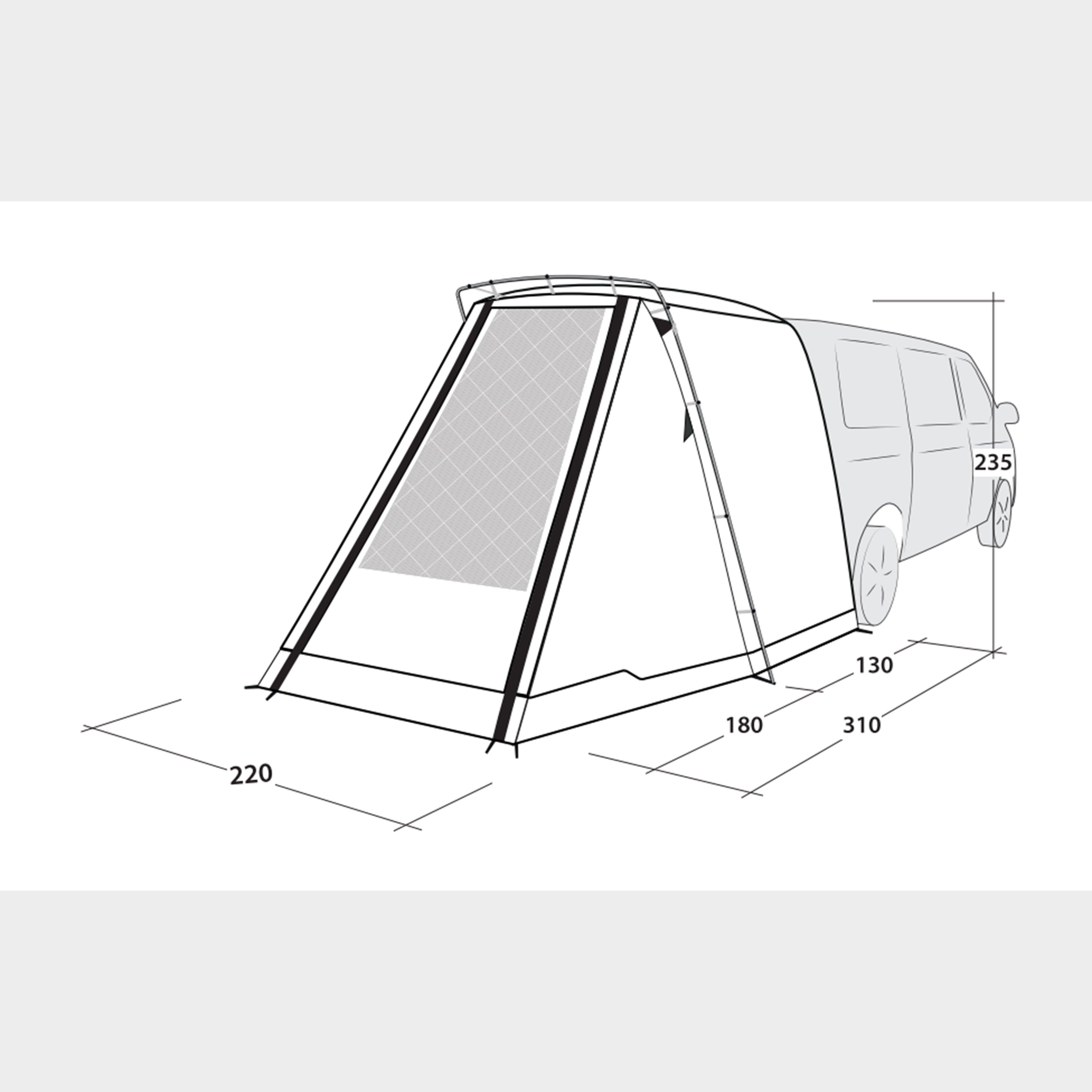 Sandcrest L Tailgater Vehicle Awning