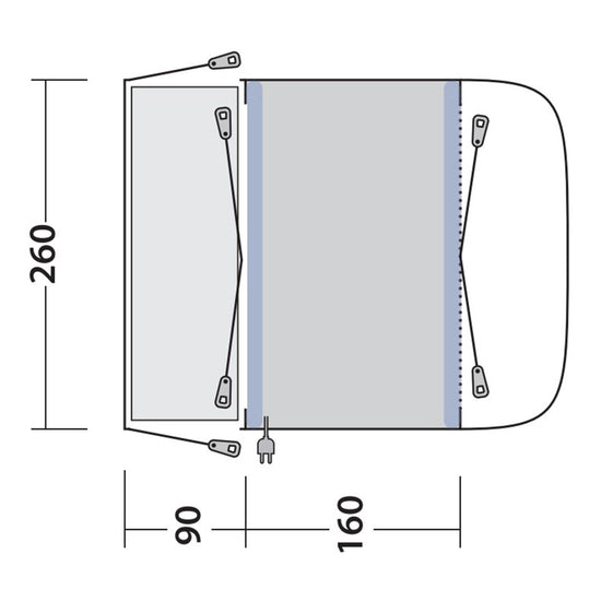 Newburg 160 Air Awning