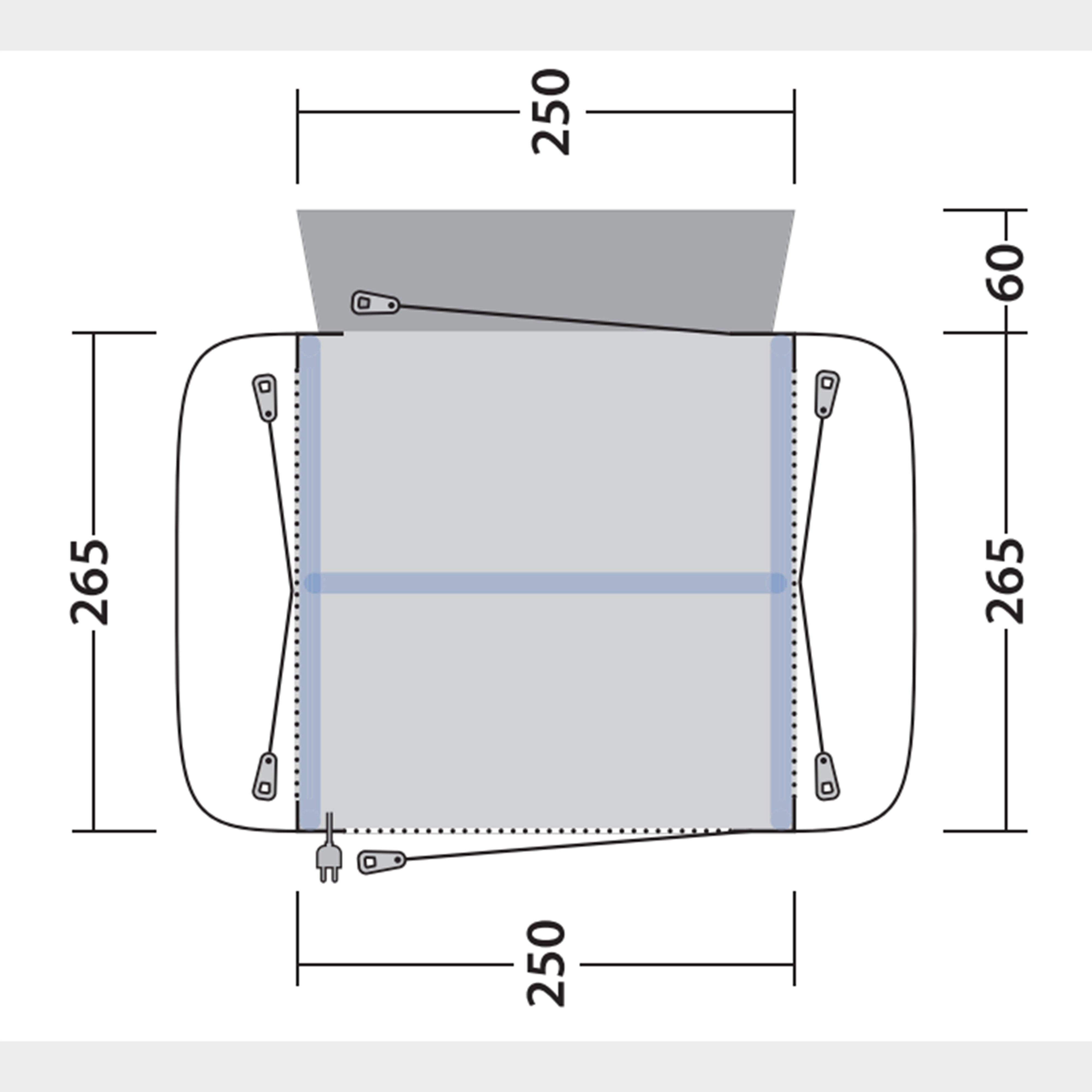Crossville 250SA Driveaway Awning