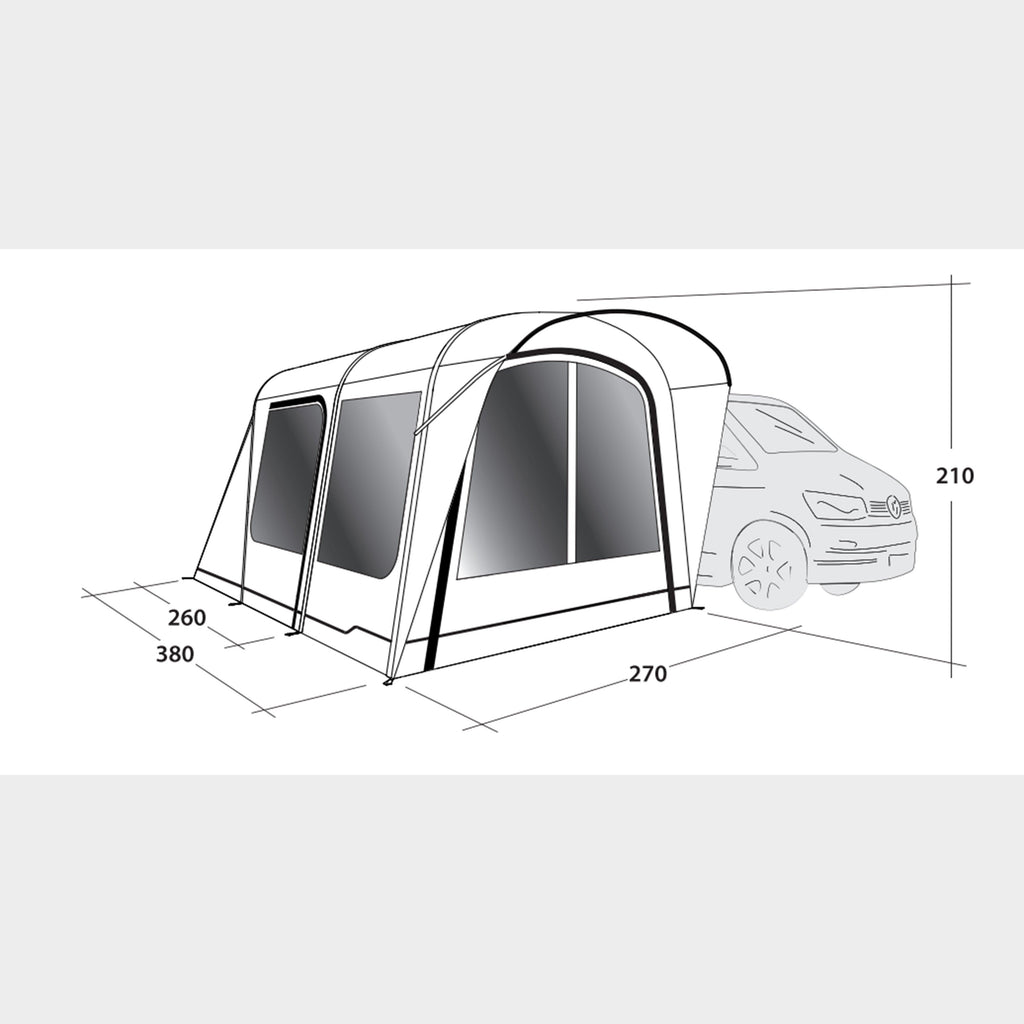 Wolfburg 380 Air Drive Away Awning