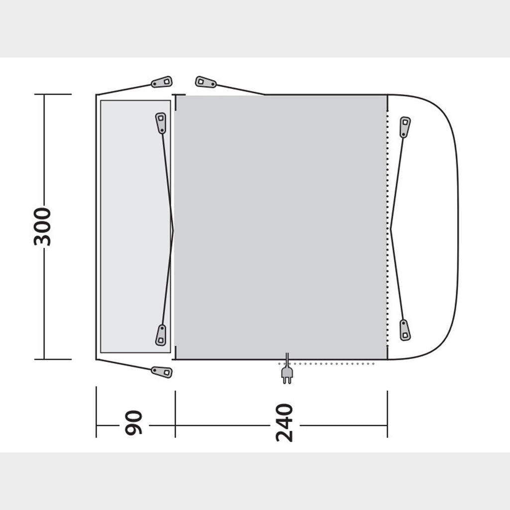 Waystone 240 Drive Away Awning