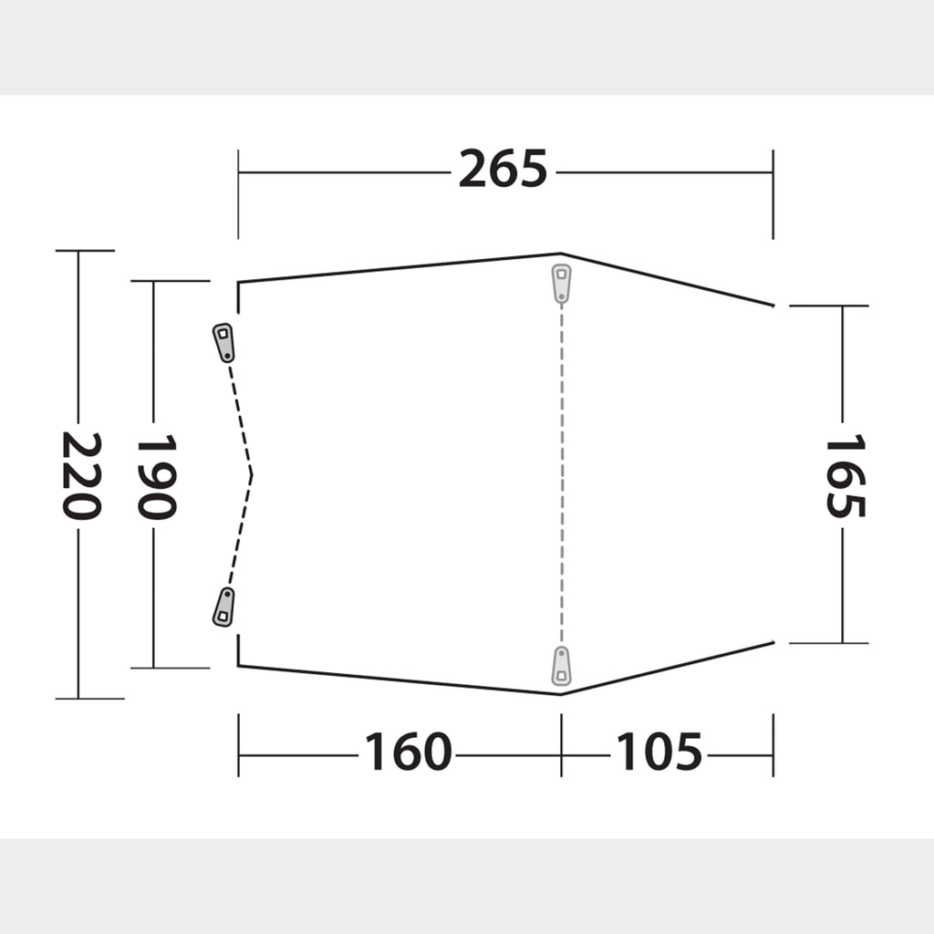 Sandcrest S Tailgater Vehicle Awning