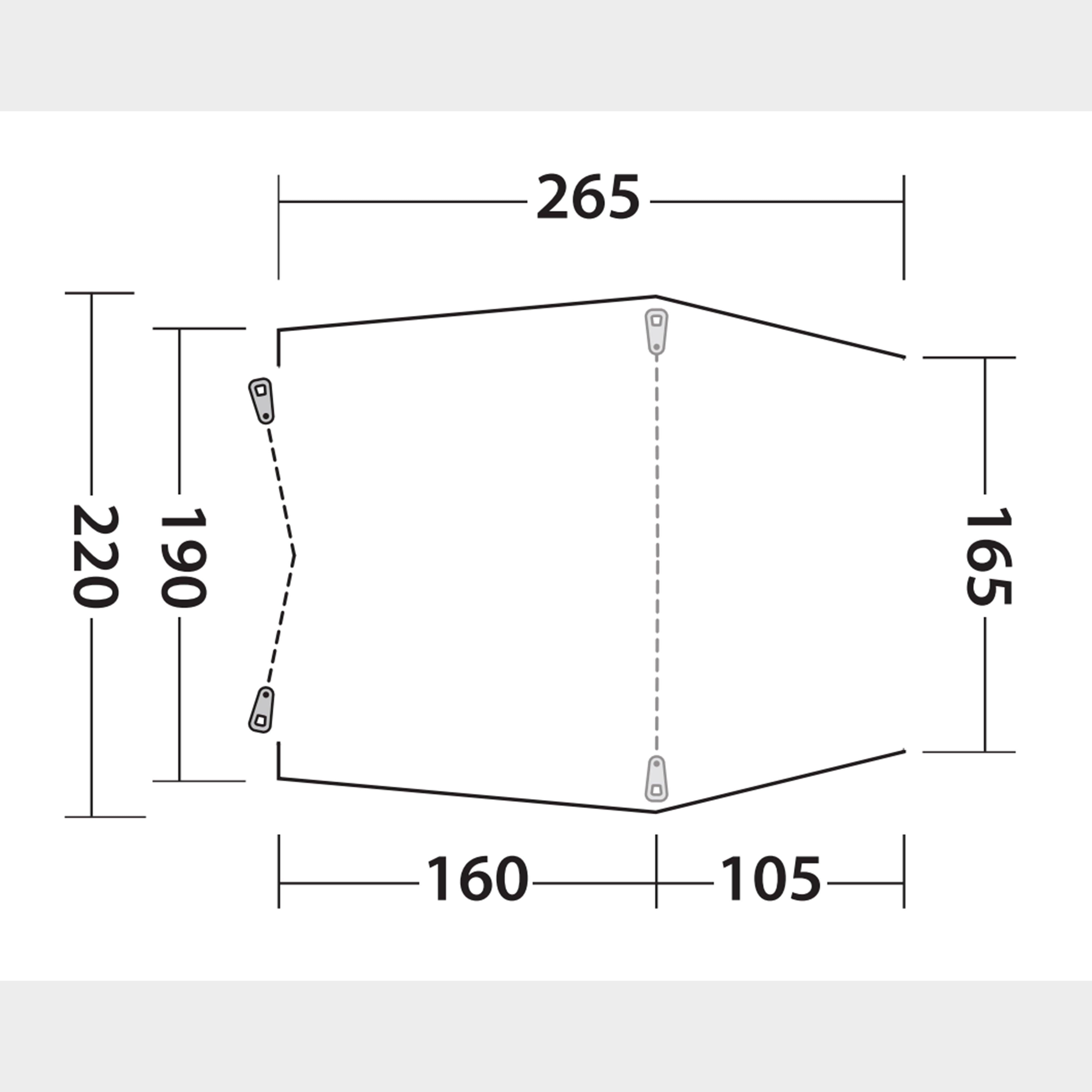 Sandcrest S Tailgater Vehicle Awning