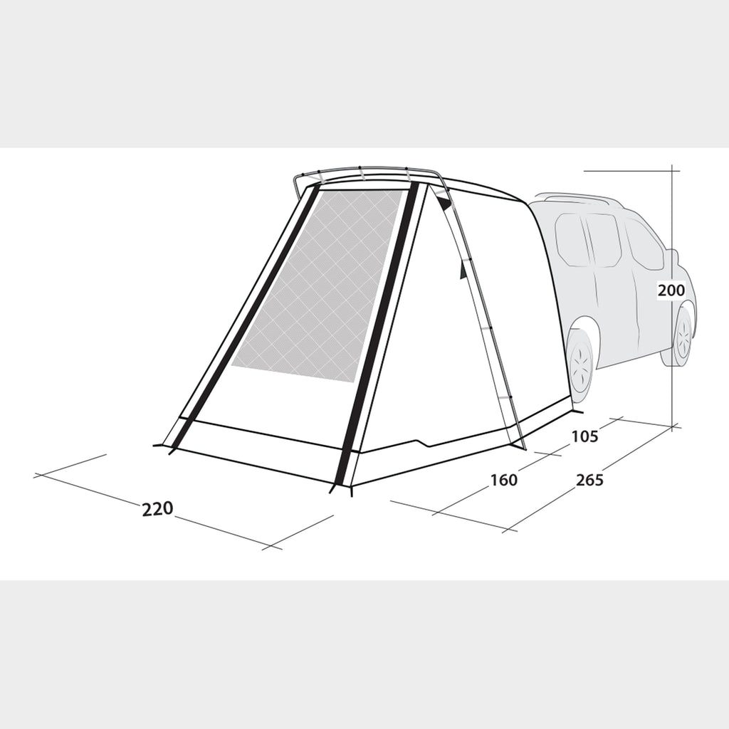 Sandcrest S Tailgater Vehicle Awning