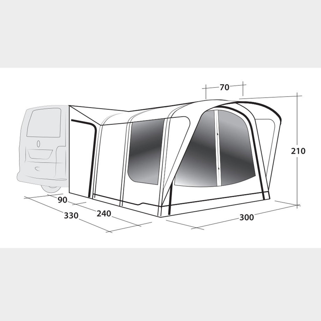 Newburg 240 Air Drive Away Awning