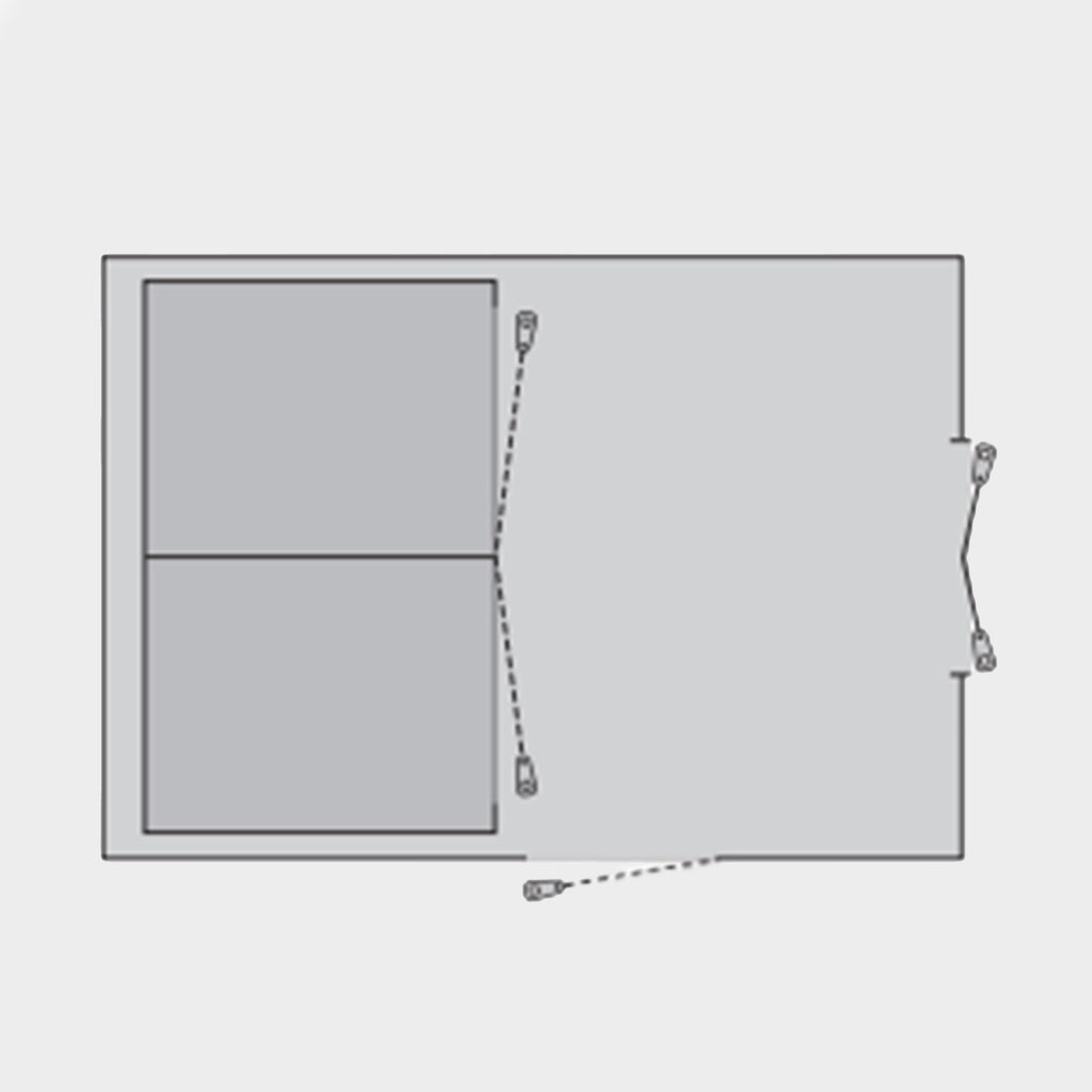Arena Air 600 Footprint - 490cm x 360cm
