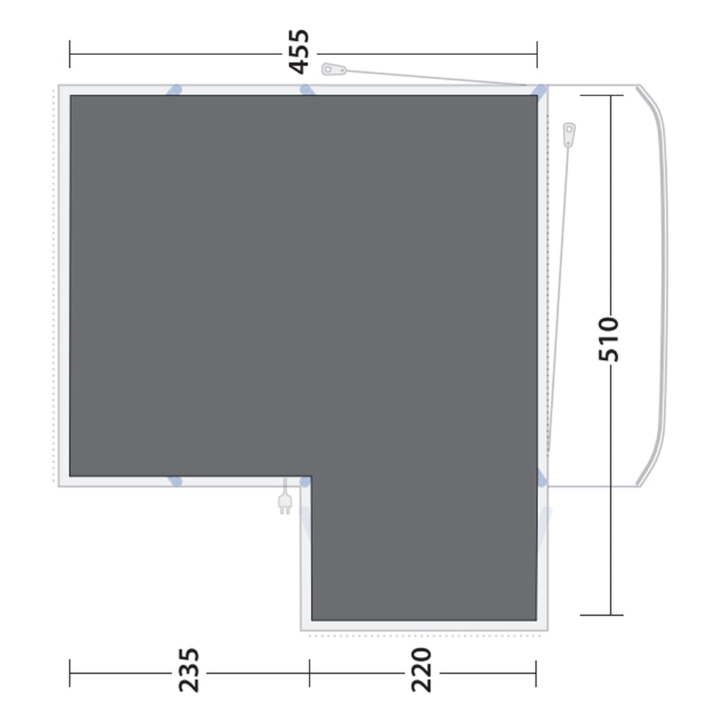Hartsdale 6PA Footprint Groundsheet 390cm x 455cm