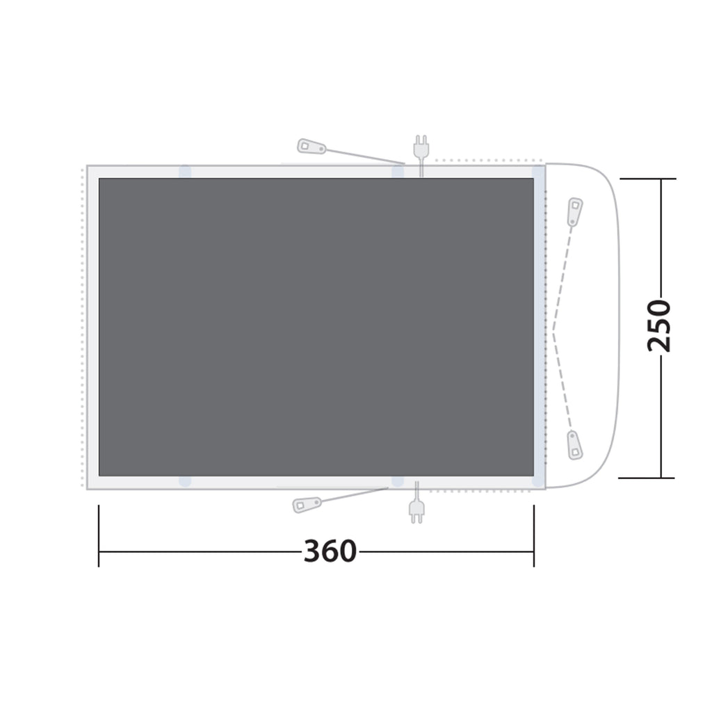 Wolfburg 380 Footprint Groundsheet