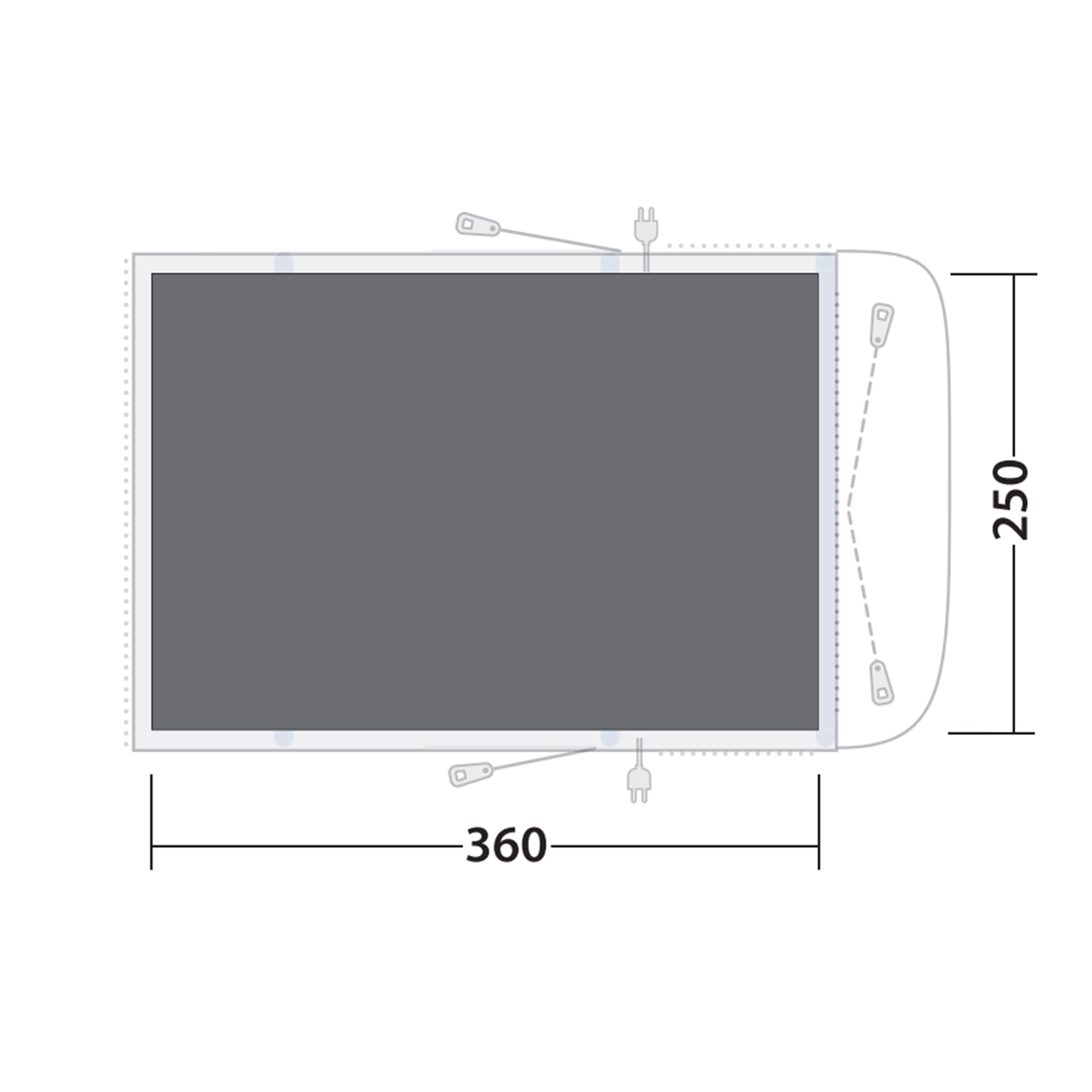 Wolfburg 380 Footprint Groundsheet
