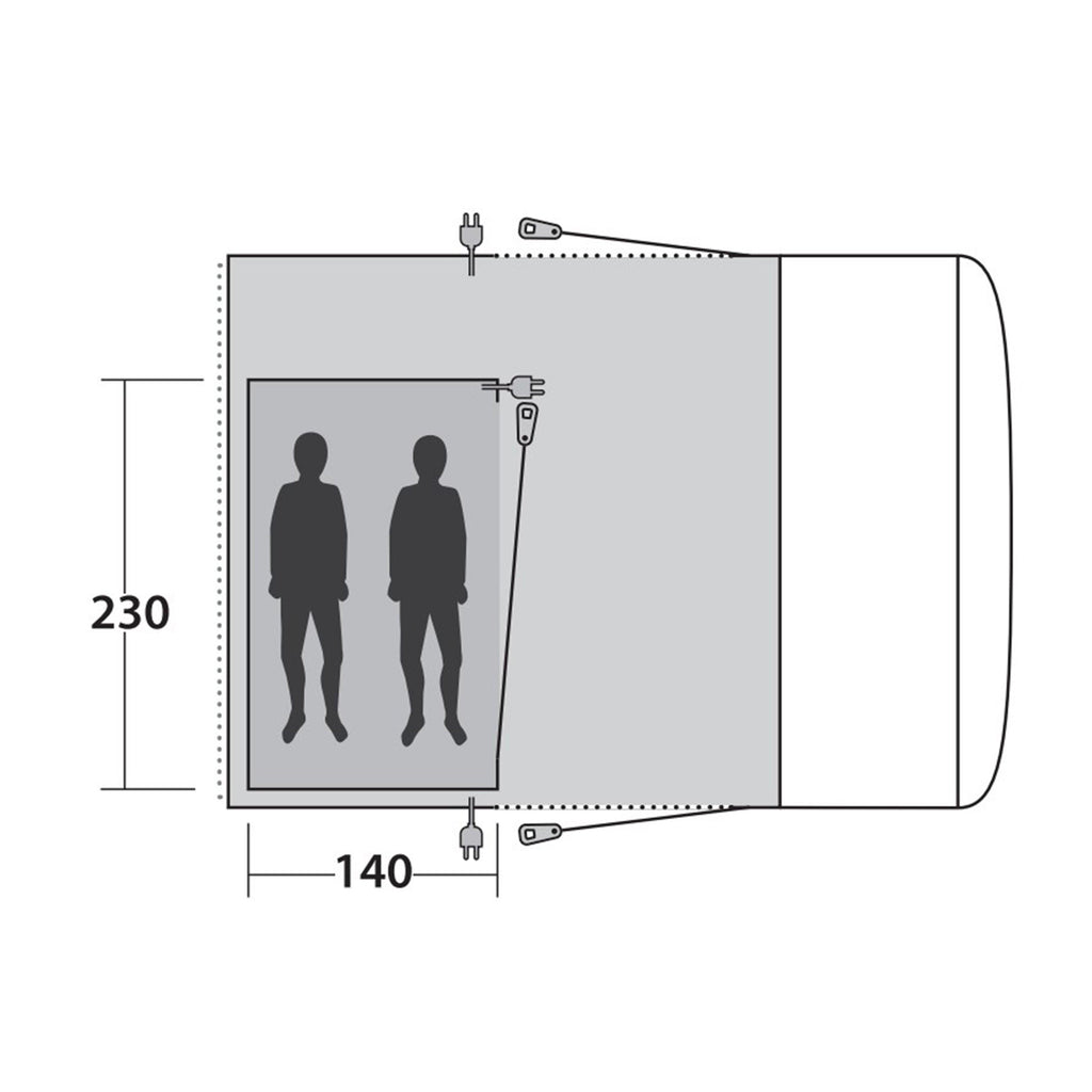 Jonesville 290SA / Wolfburg 380 2 Person Inner Tent