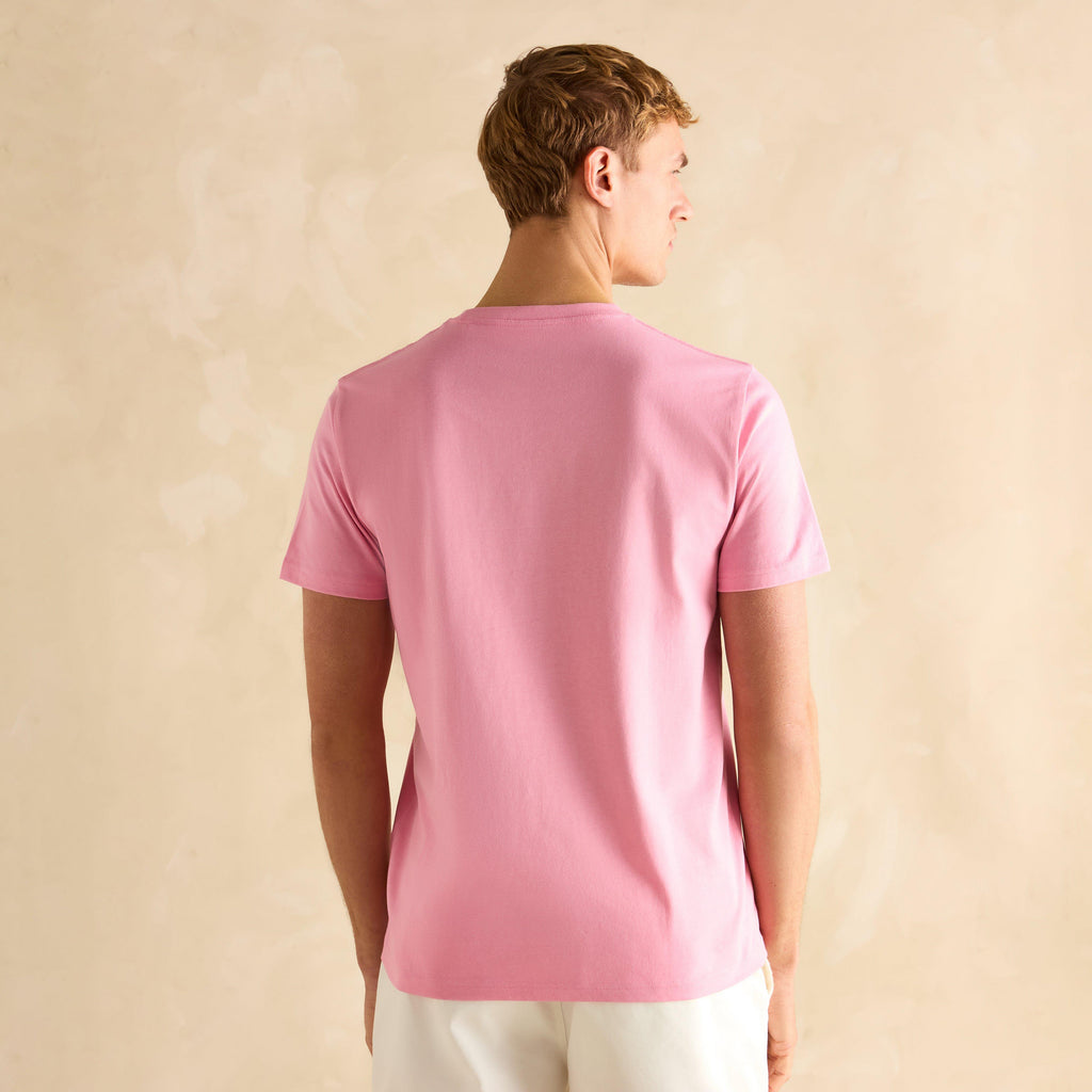 Mens Denton Grey Plain Jersey Crew Neck T-Shirt
