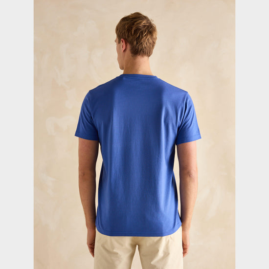 Men's Denton Grey Plain Jersey Crew Neck T-Shirt