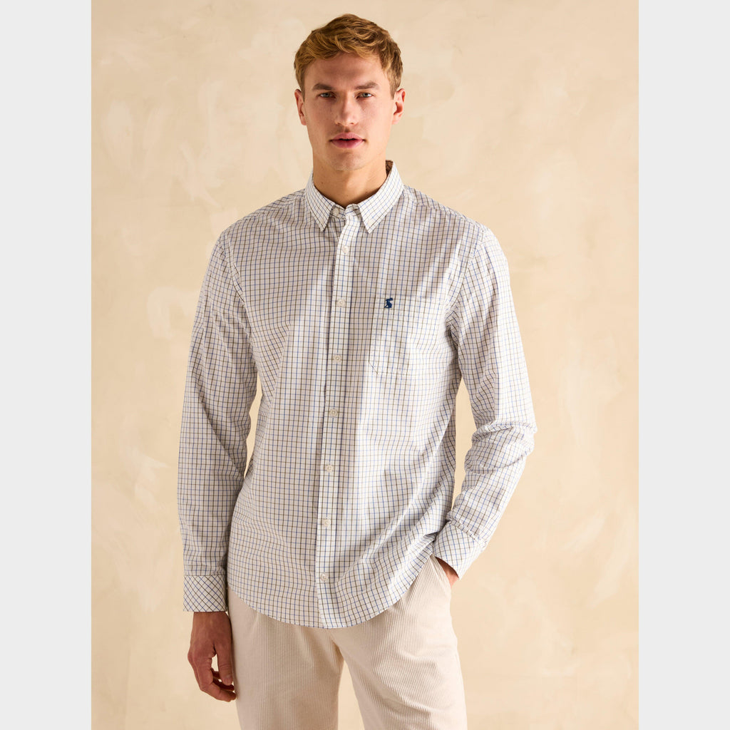 Mens Abbott Cotton Poplin Shirt