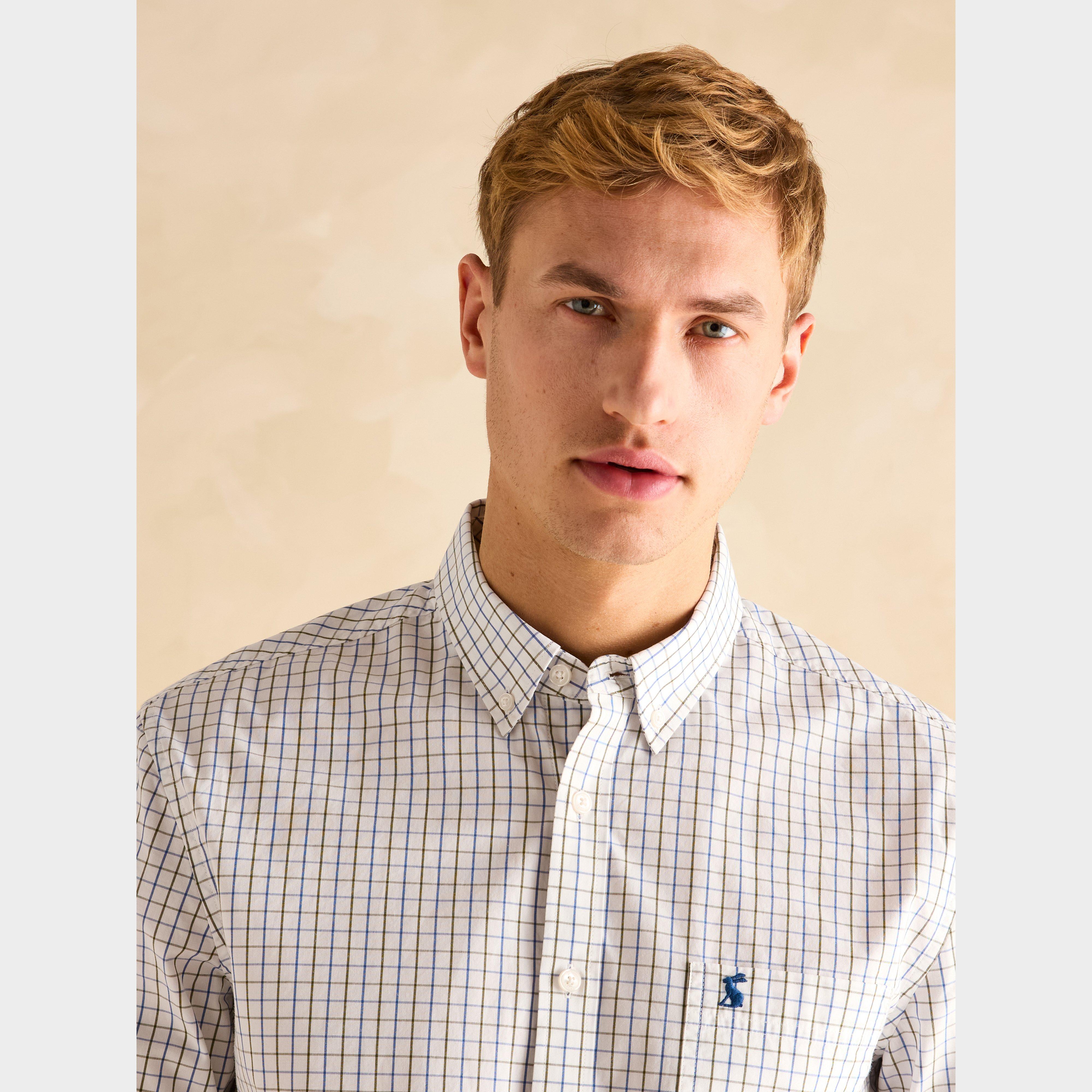 Mens Abbott Cotton Poplin Shirt