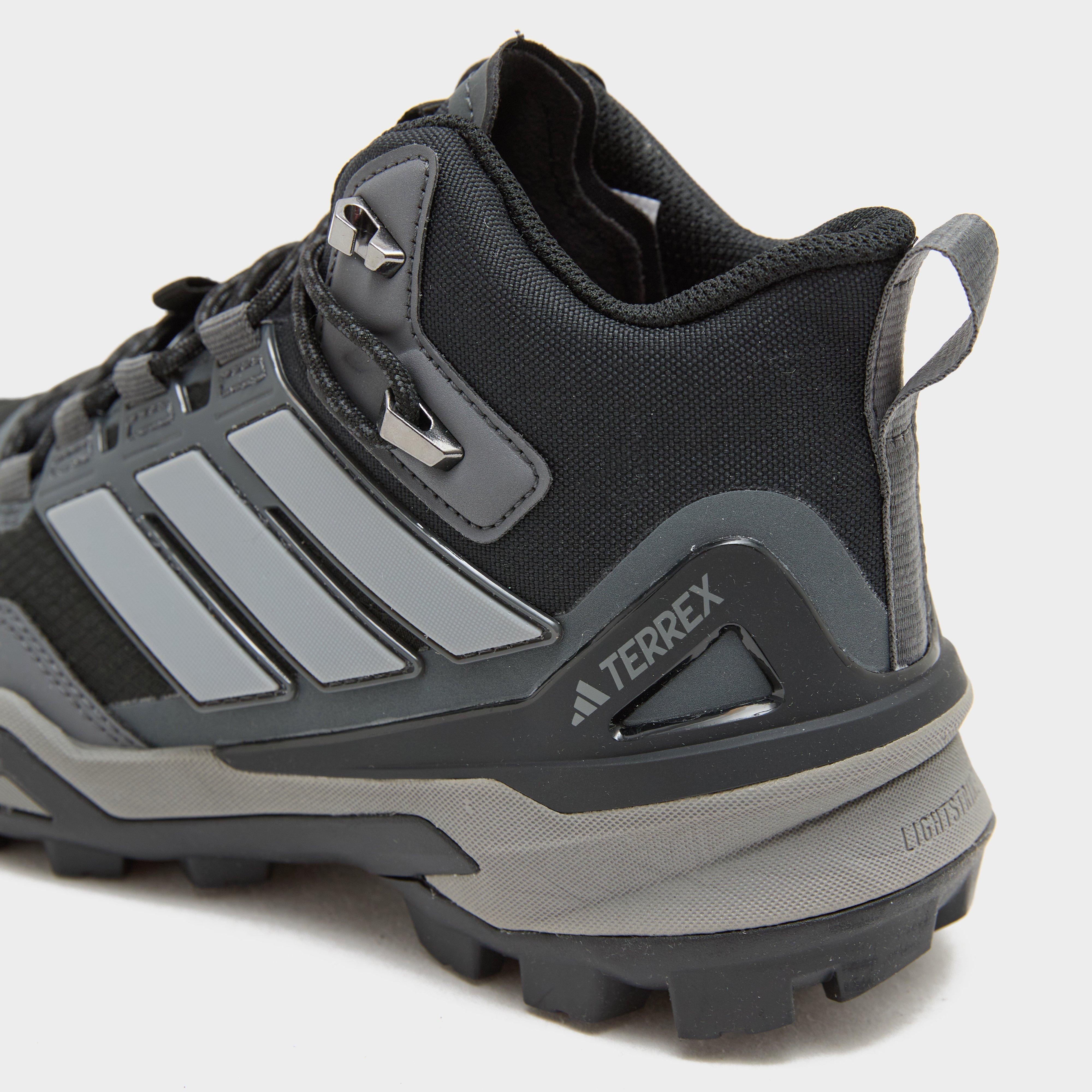 Grey adidas Terrex Women's Skychaser GORE-TEX® Mid Hiking Shoes