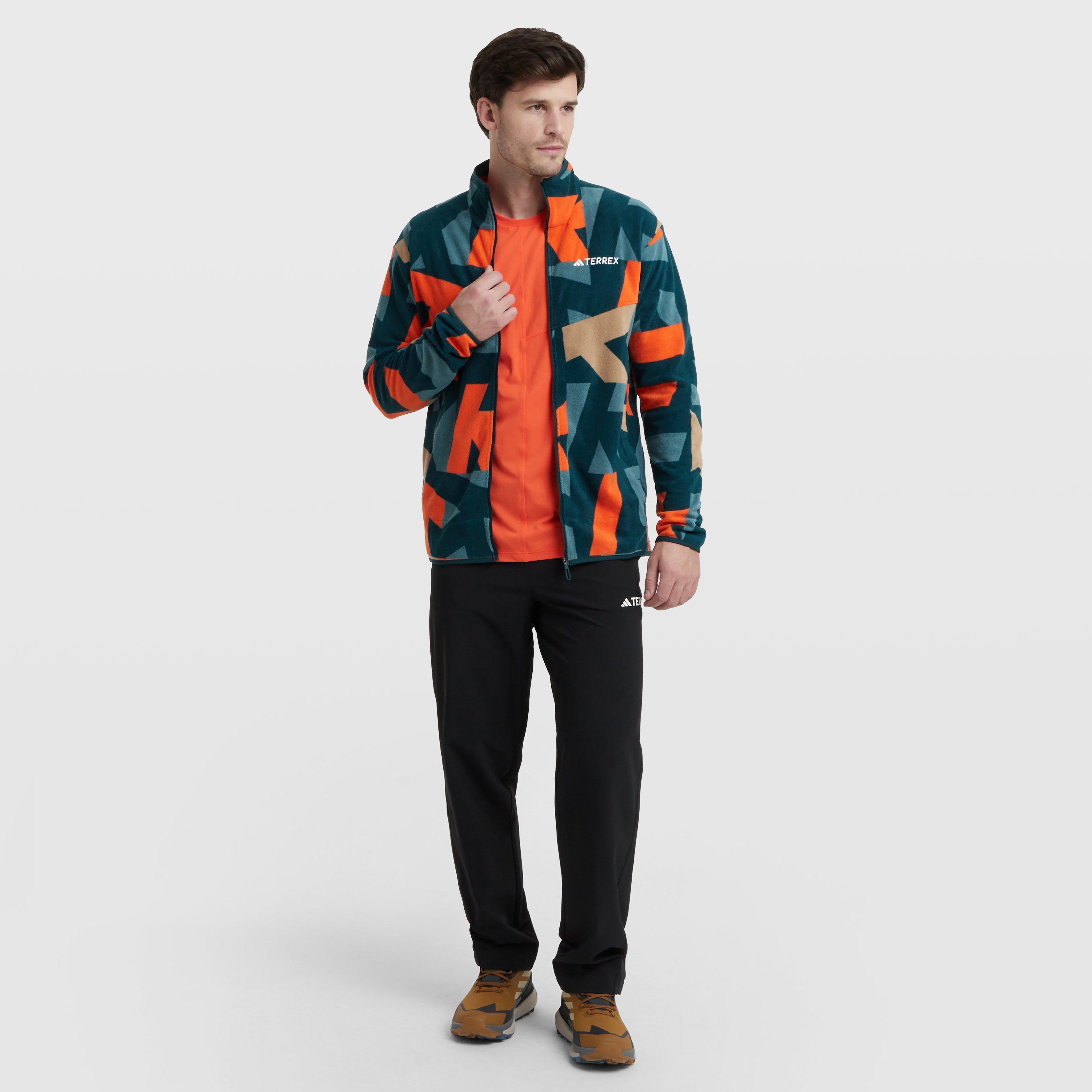 Men’s Multi-Printed Full-Zip Fleece Jacket