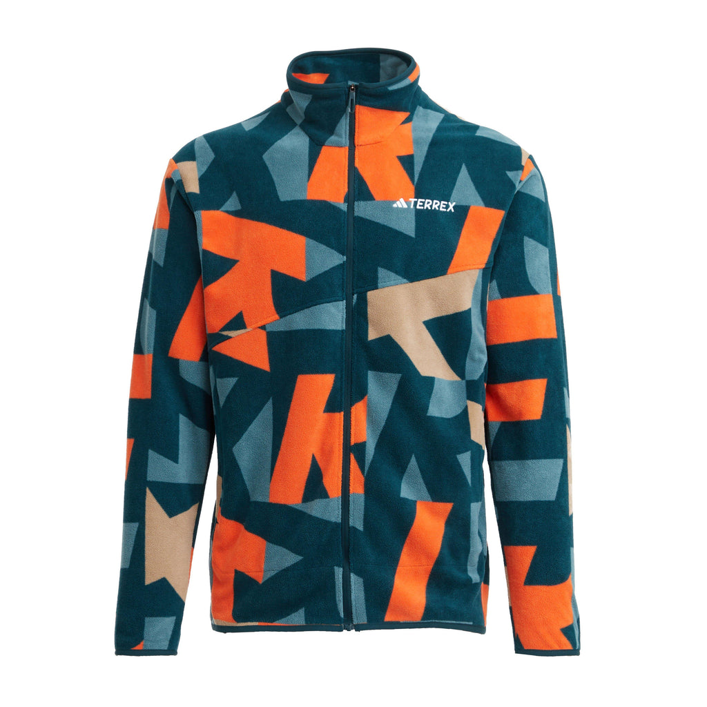 Men’s Multi-Printed Full-Zip Fleece Jacket