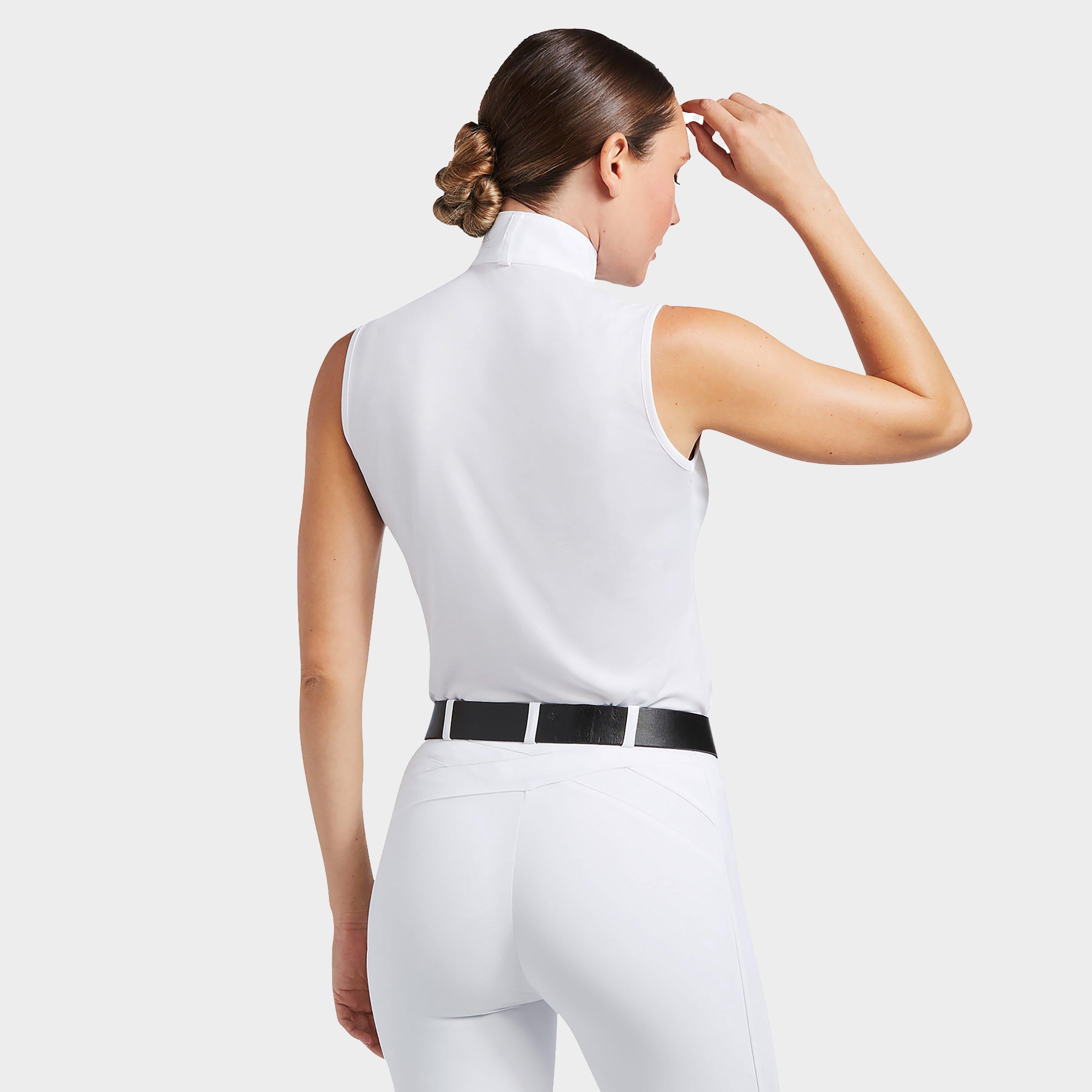 Women's Aptos Sleeveless Show Shirt White