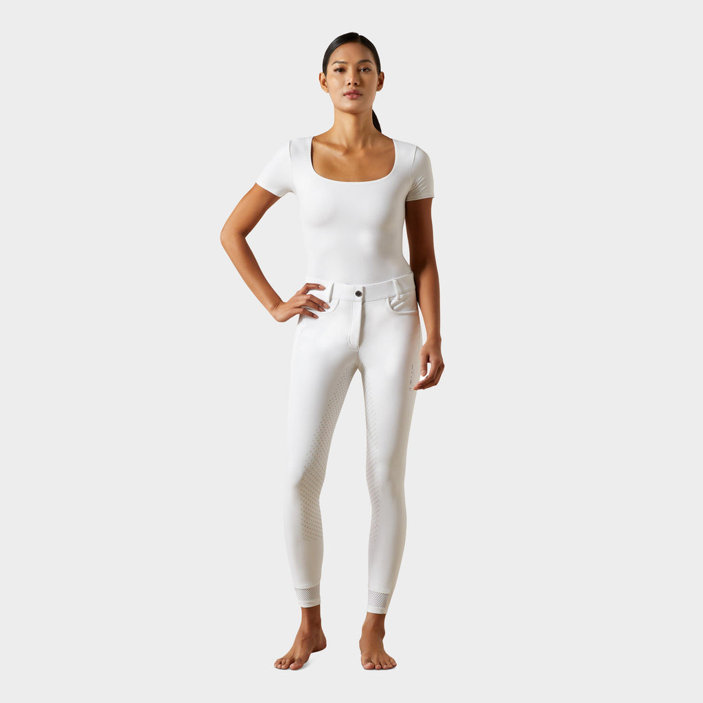 Women's Tri Factor NT Half Grip Breeches White