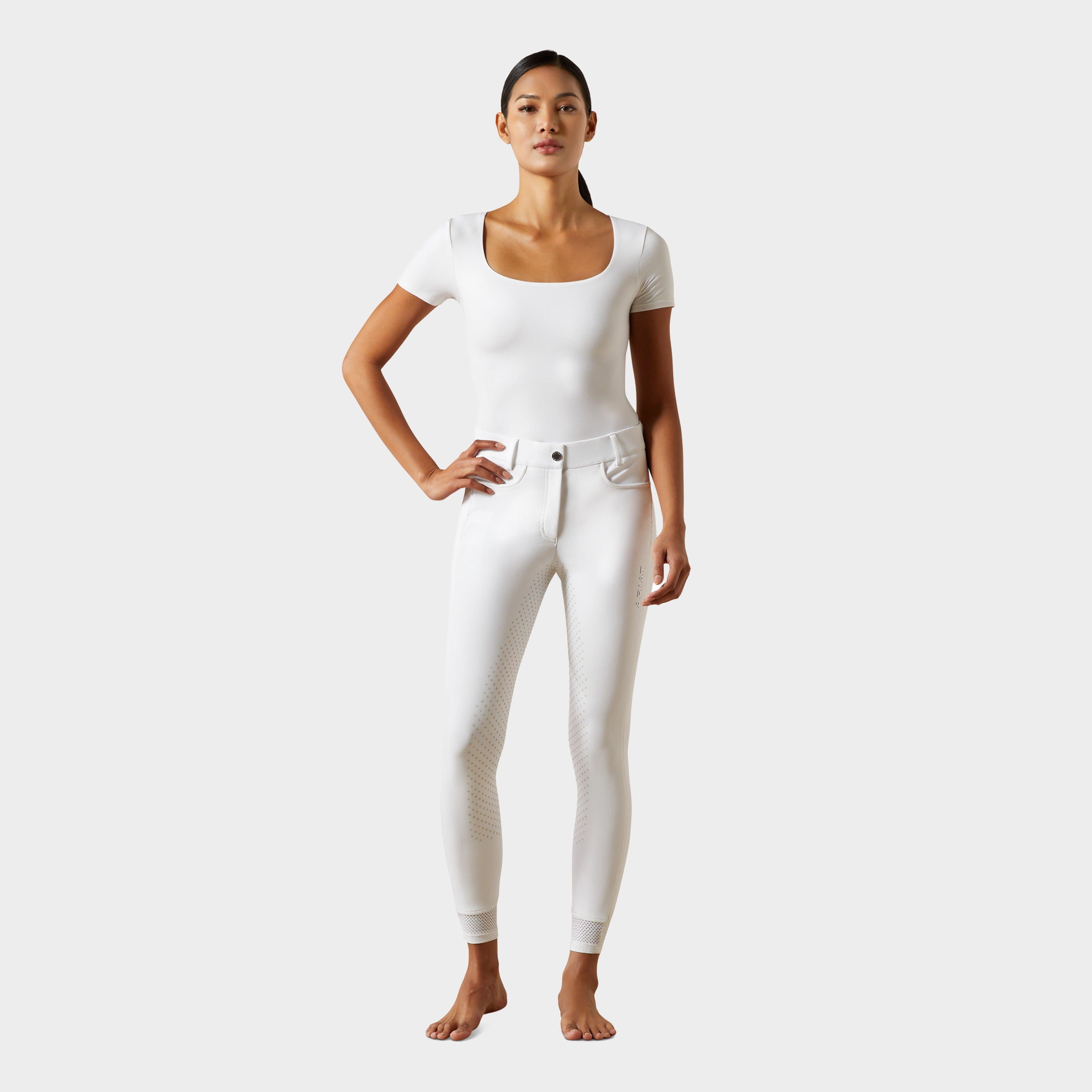 Women's Tri Factor NT Half Grip Breeches White
