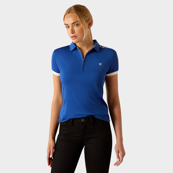 Women's Bandera 1/4 Zip Short Sleeved Polo Shirt
