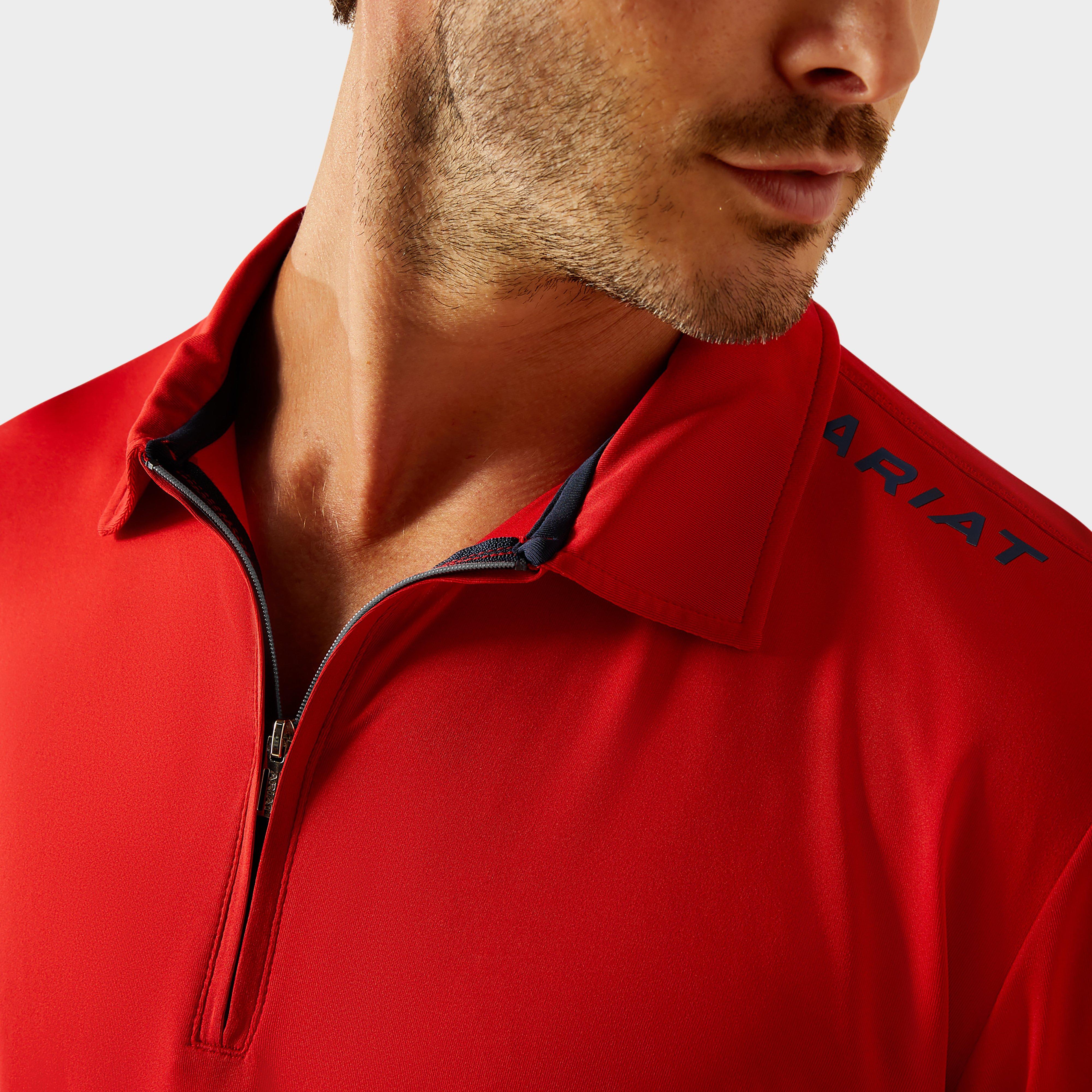 Men's Bandera 1/4 Zip Short Sleeved Polo Shirt
