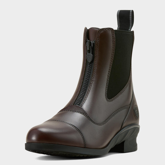 Women's Heritage Zip Paddock Boots Brown