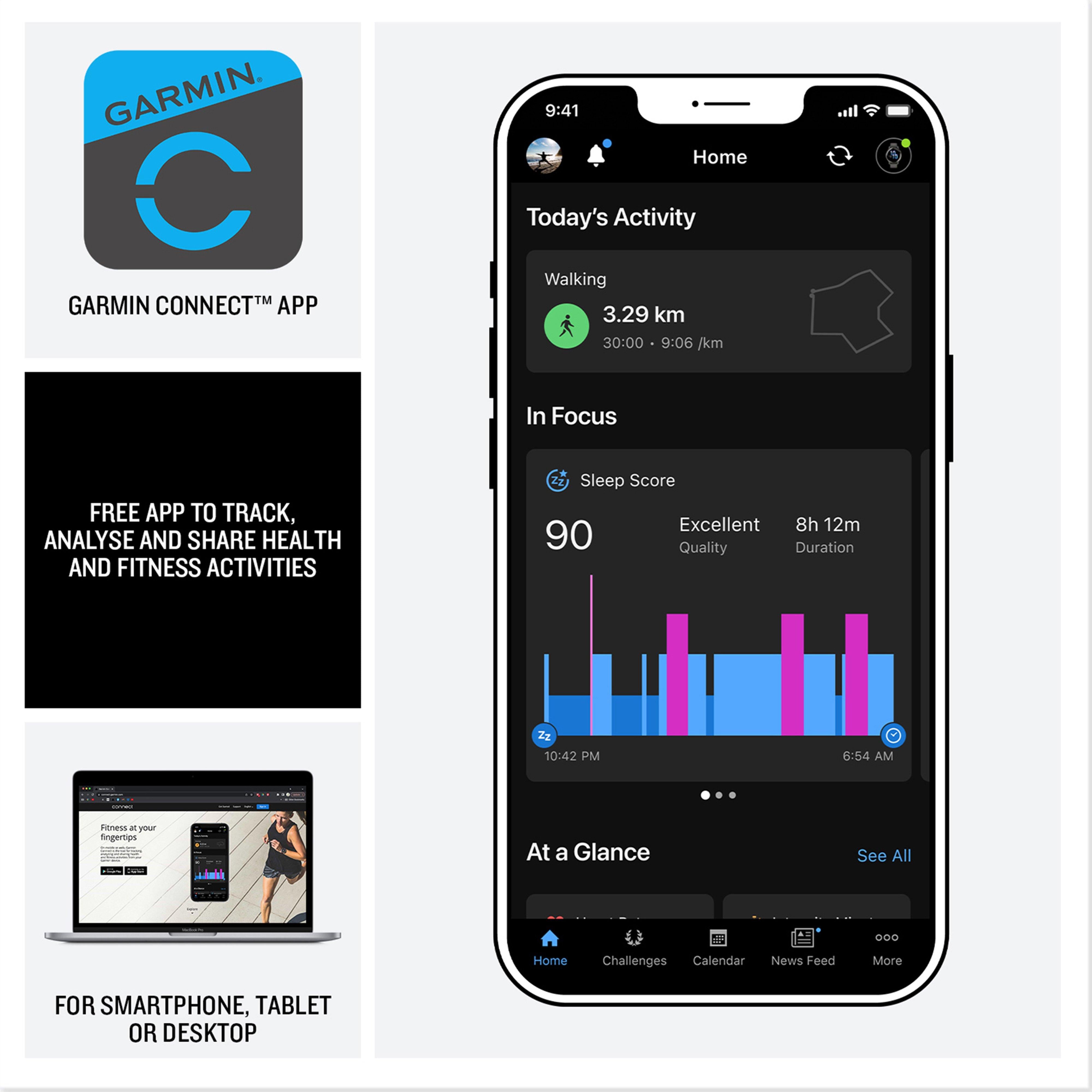 Instinct® 3 AMOLED 45mm Multi-Sport Smartwatch